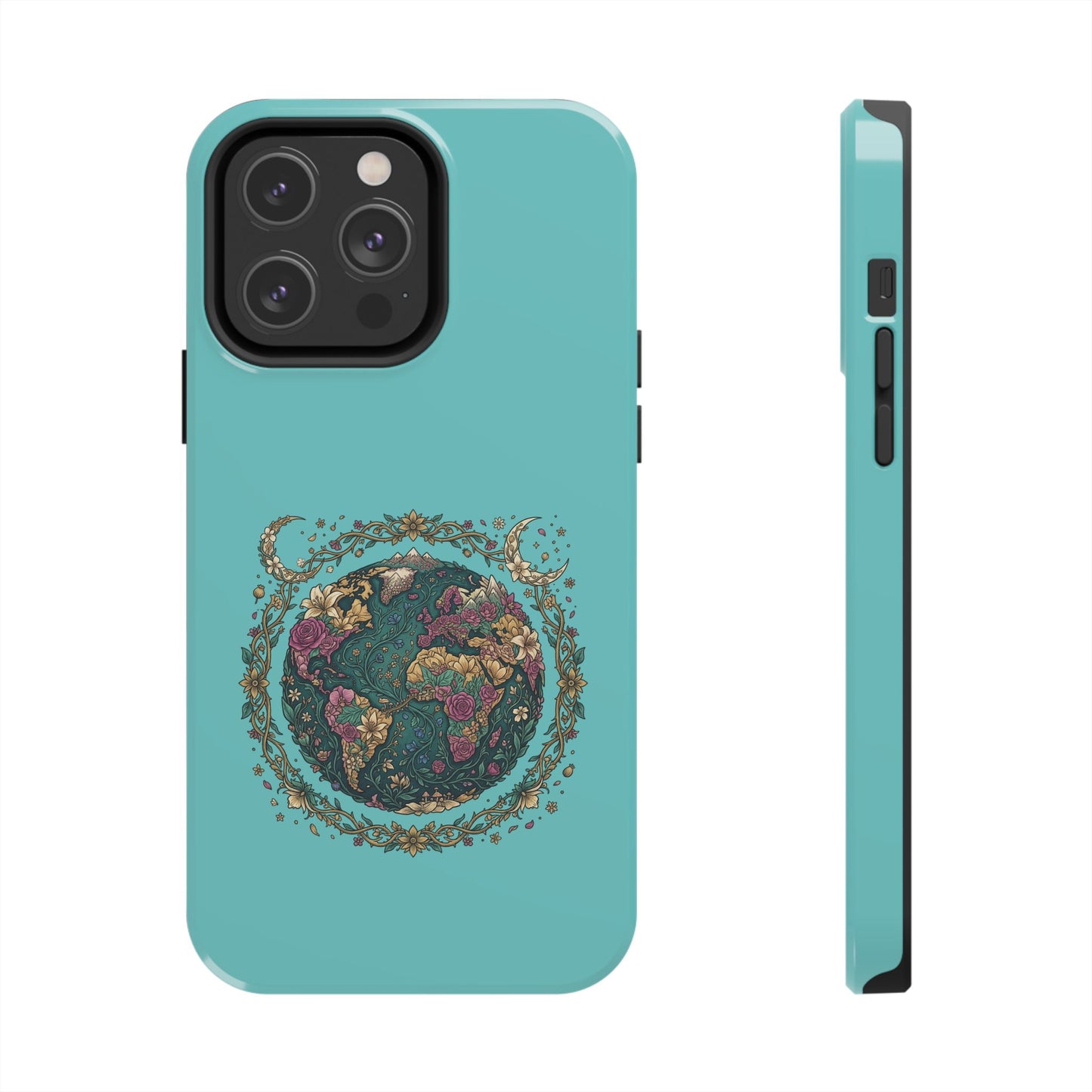 Mystical Floral Planet Phone Case — Tough Protective Phone Case