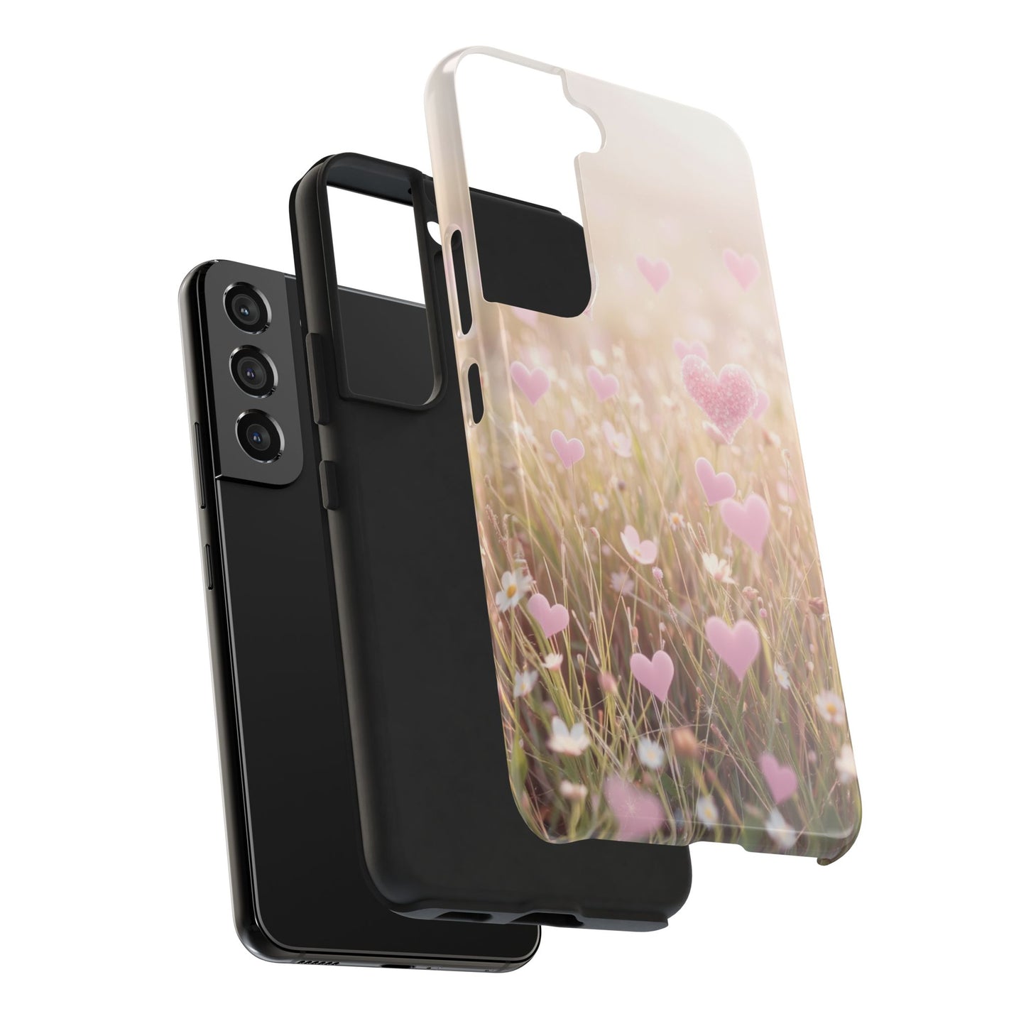Romantic Hearts Tough Phone Case - Perfect for Lovers and Celebrations