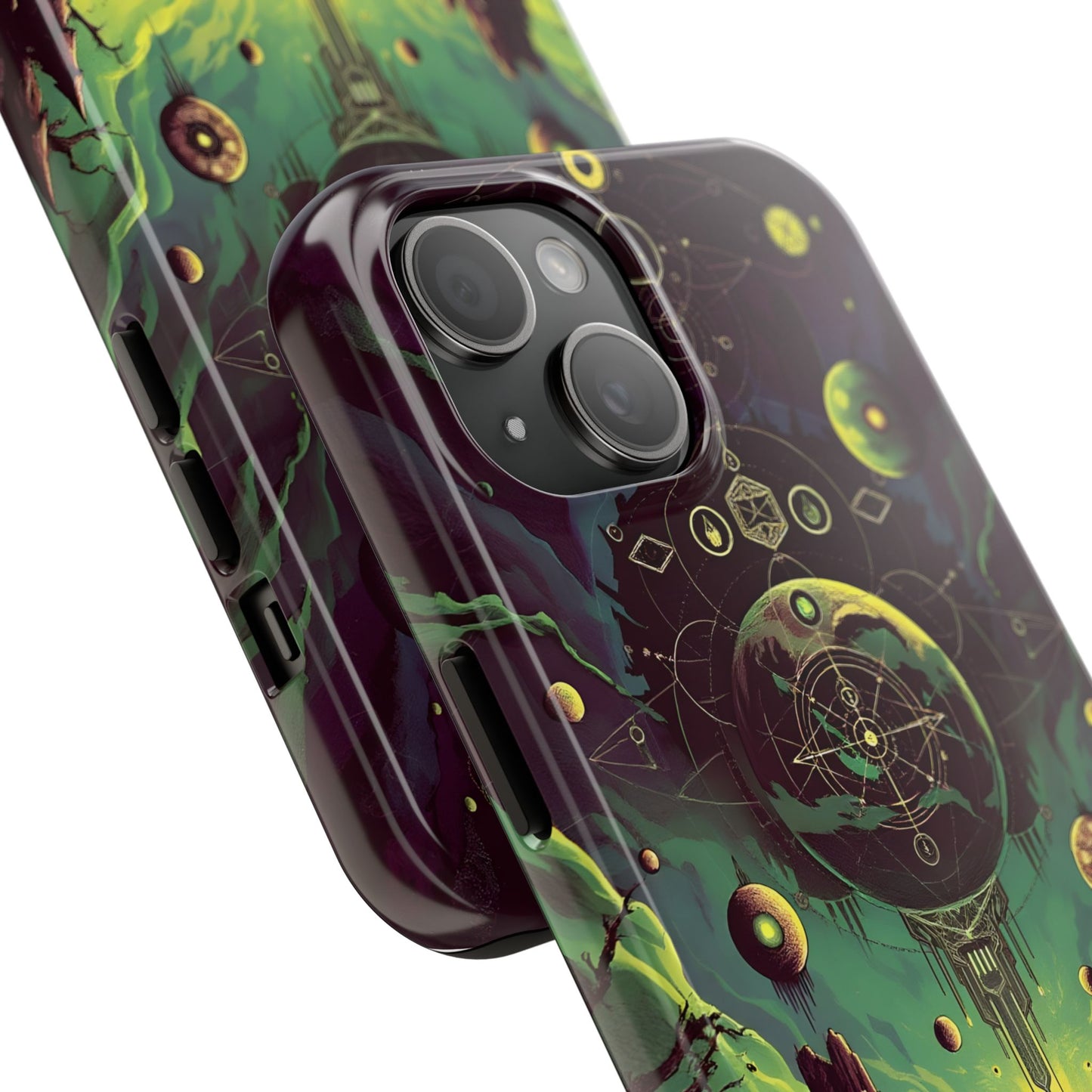 Cosmic Adventure Tough Phone Case - Galaxy Design for Space Enthusiasts - for iPhone