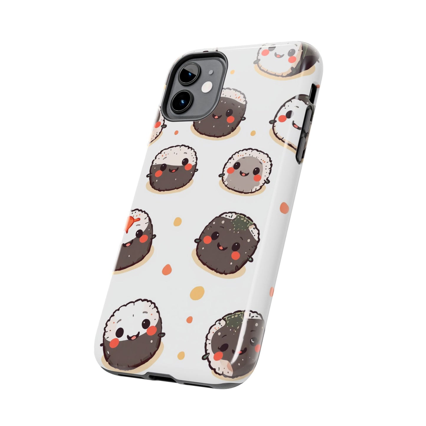 Cute Sushi Tough Phone Case - Kawaii Design for Food Lovers