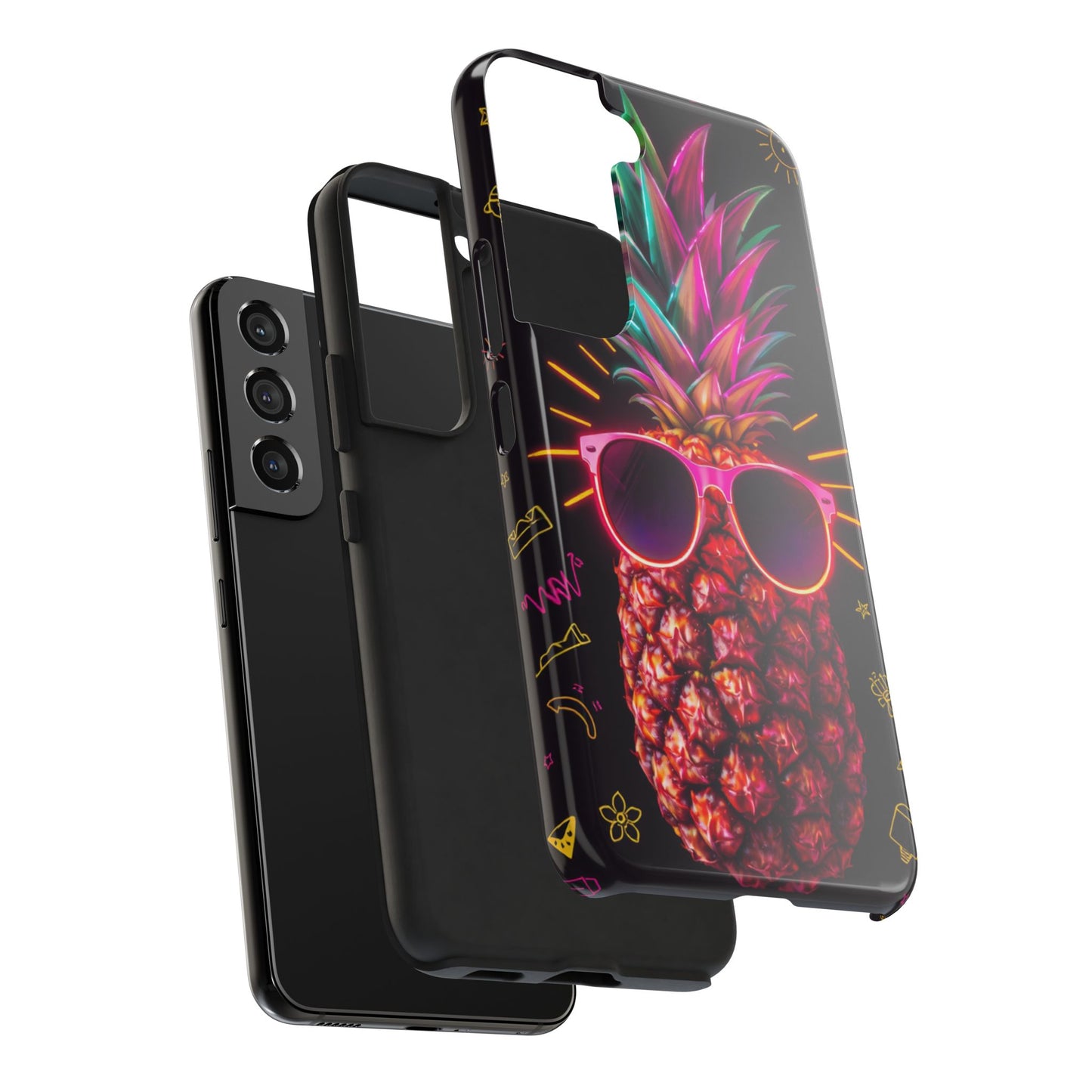 Tough Pineapple Phone Case - Cool, Vibrant Design Perfect for Summer Vibes