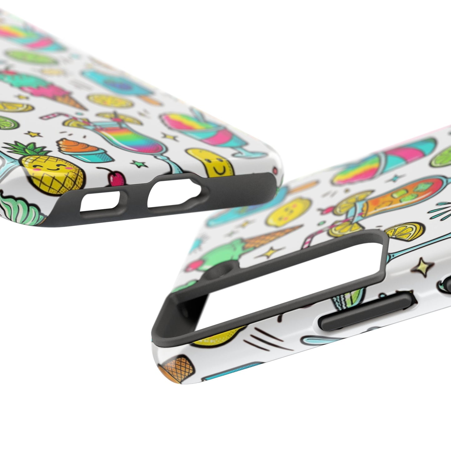 Tough Phone Case — Summer Ice Cream & Cocktails Pattern