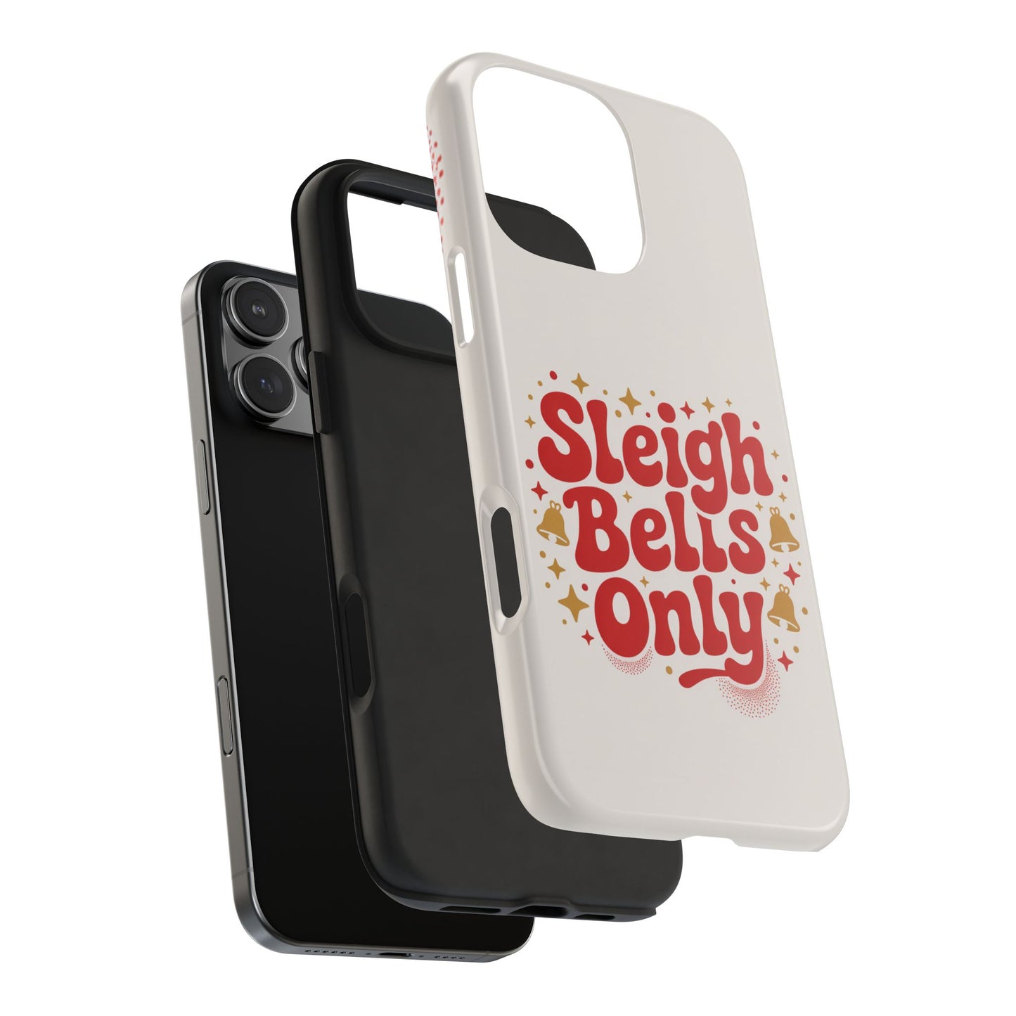 Holiday Tough Phone Case - Sleigh Bells Only Design