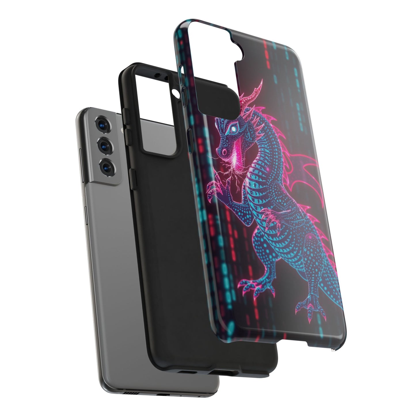 Electrifying Dragon Phone Case - Tough, Stylish Protection for Fantasy Lovers