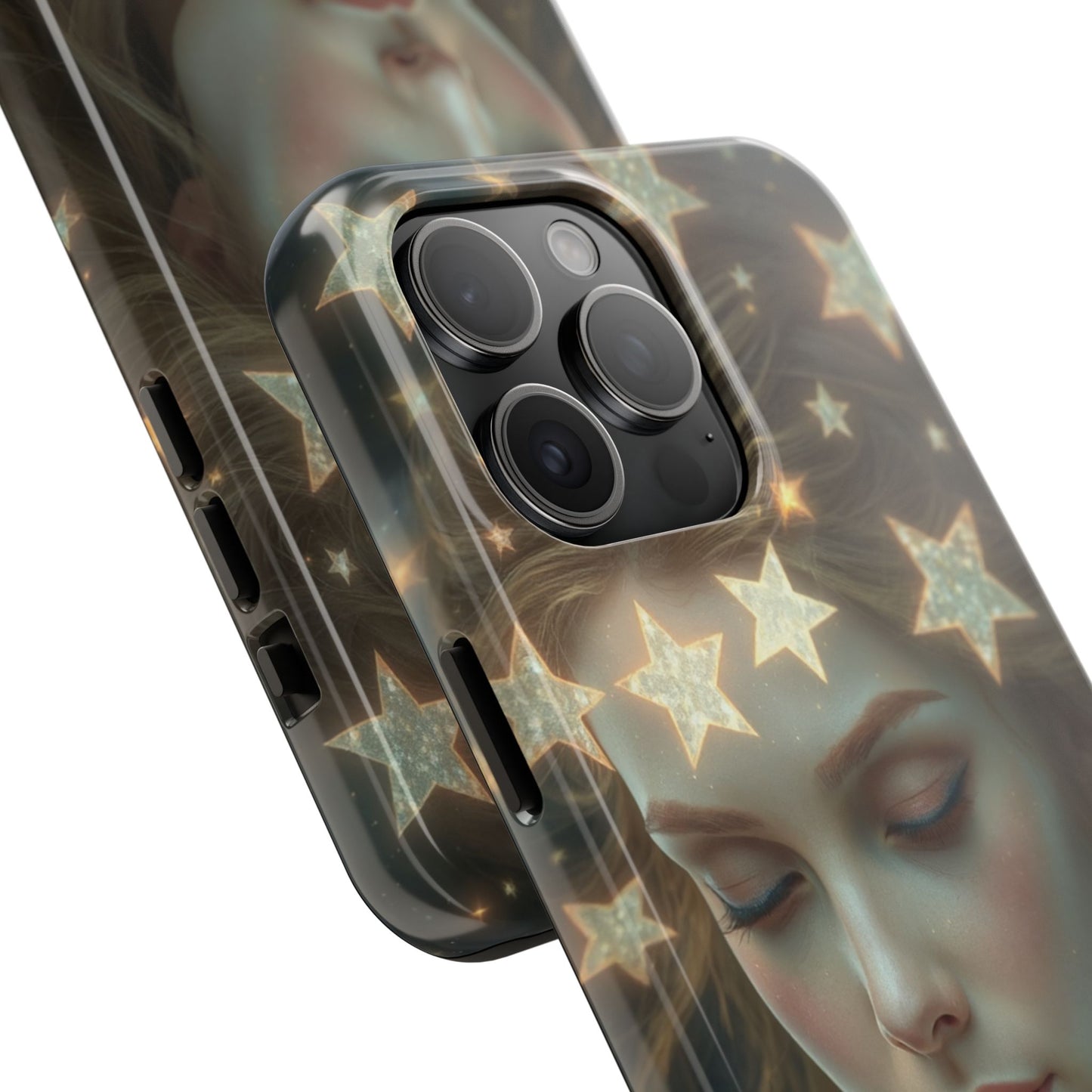 Celestial Dream Tough Phone Case - Artistic Starry Design for Style Enthusiasts