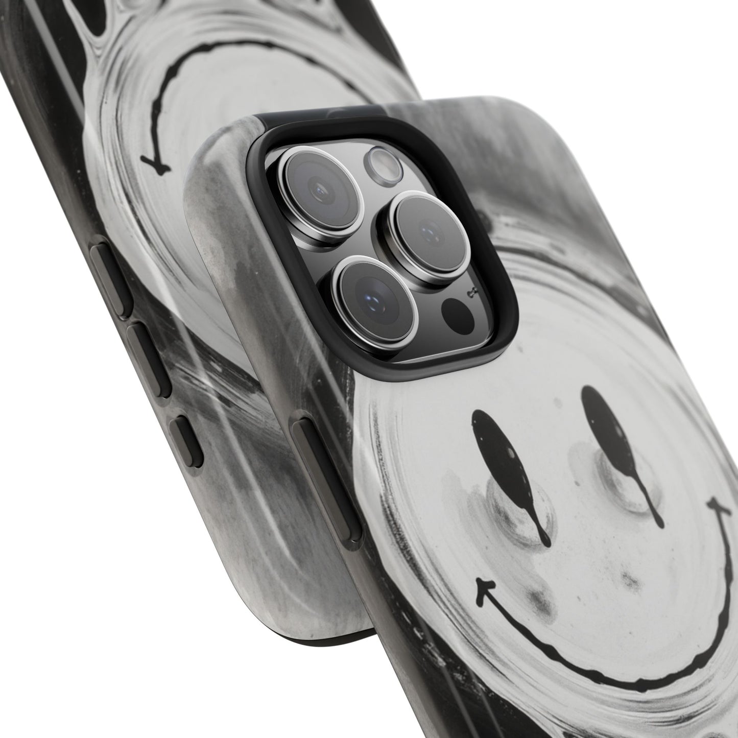 Dripping Smiley Tough Phone Case - Stylish & Durable Protection