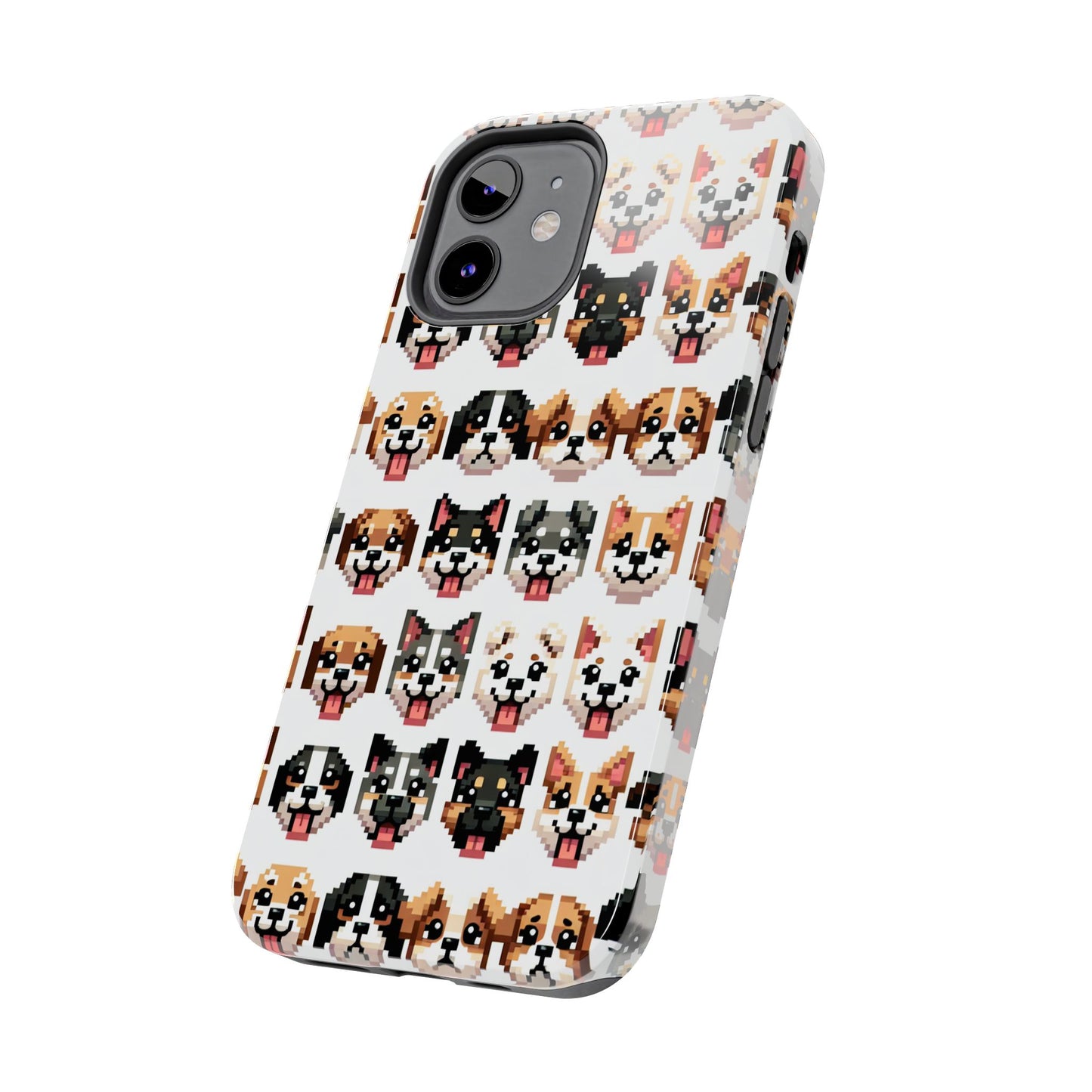 Pixelated Dog Breed Tough Phone Case - Cute, Durable Protection for Pet Lovers - for iPhone