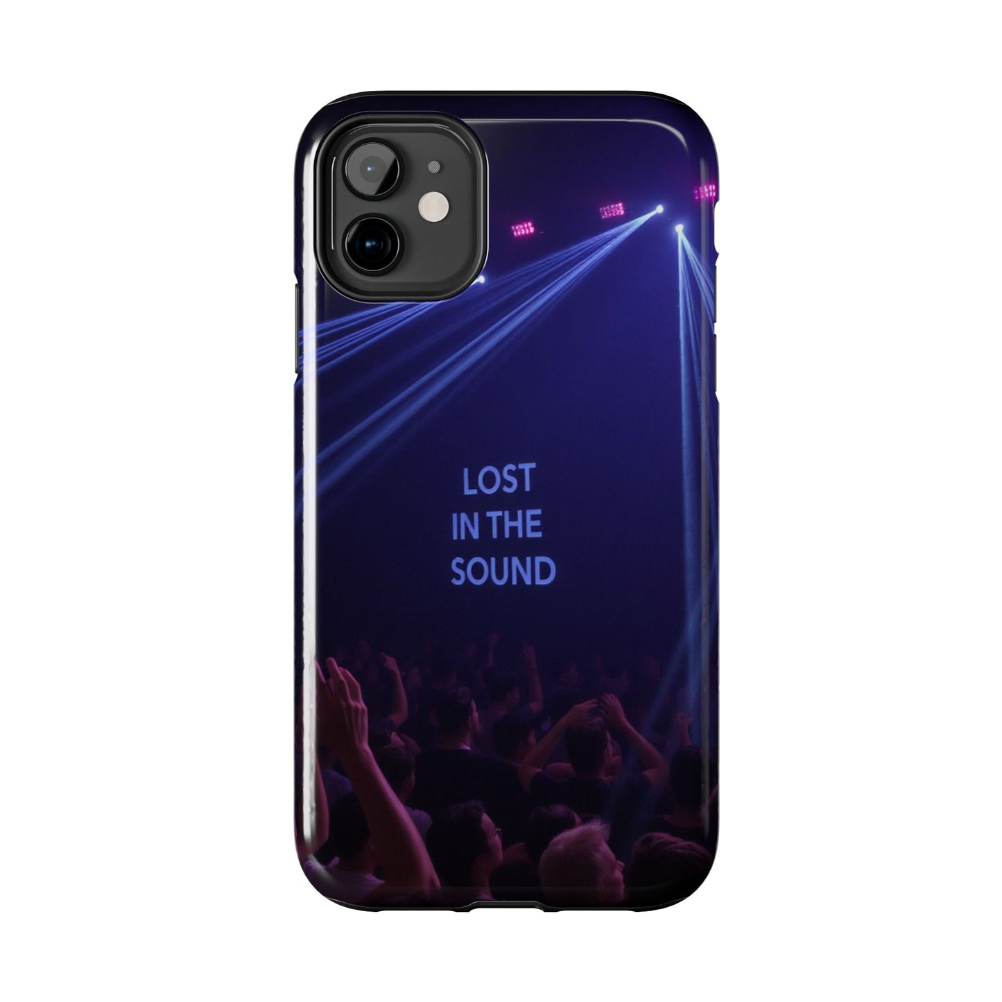 Vibrant Tough Phone Case - 'Lost in the Sound' Design for Music Lovers