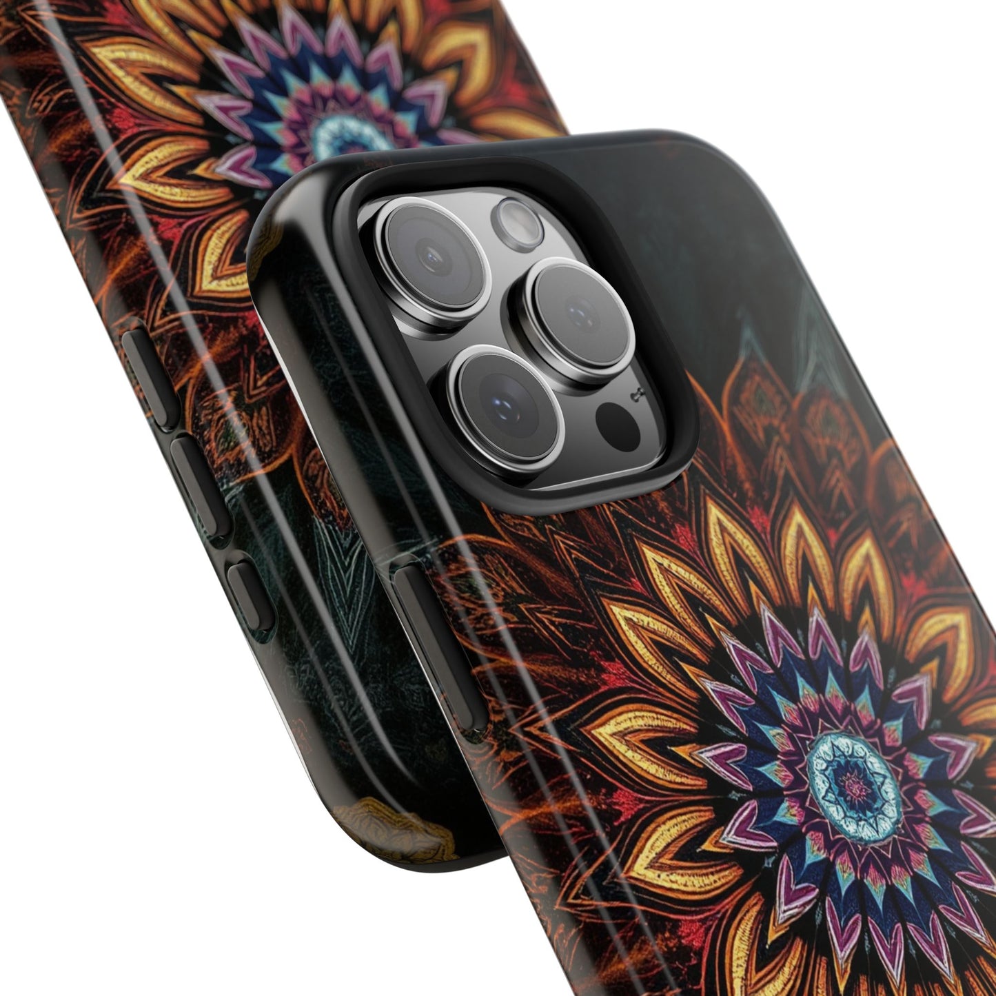 Mystic Mandala Tough Phone Case - Durable Protection with Artistic Design - for iPhone
