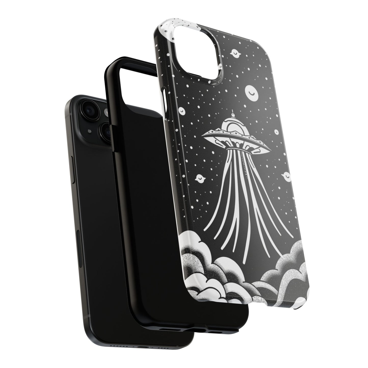 Galaxy UFO Tough Phone Case - Durable Protection with Unique Space Design