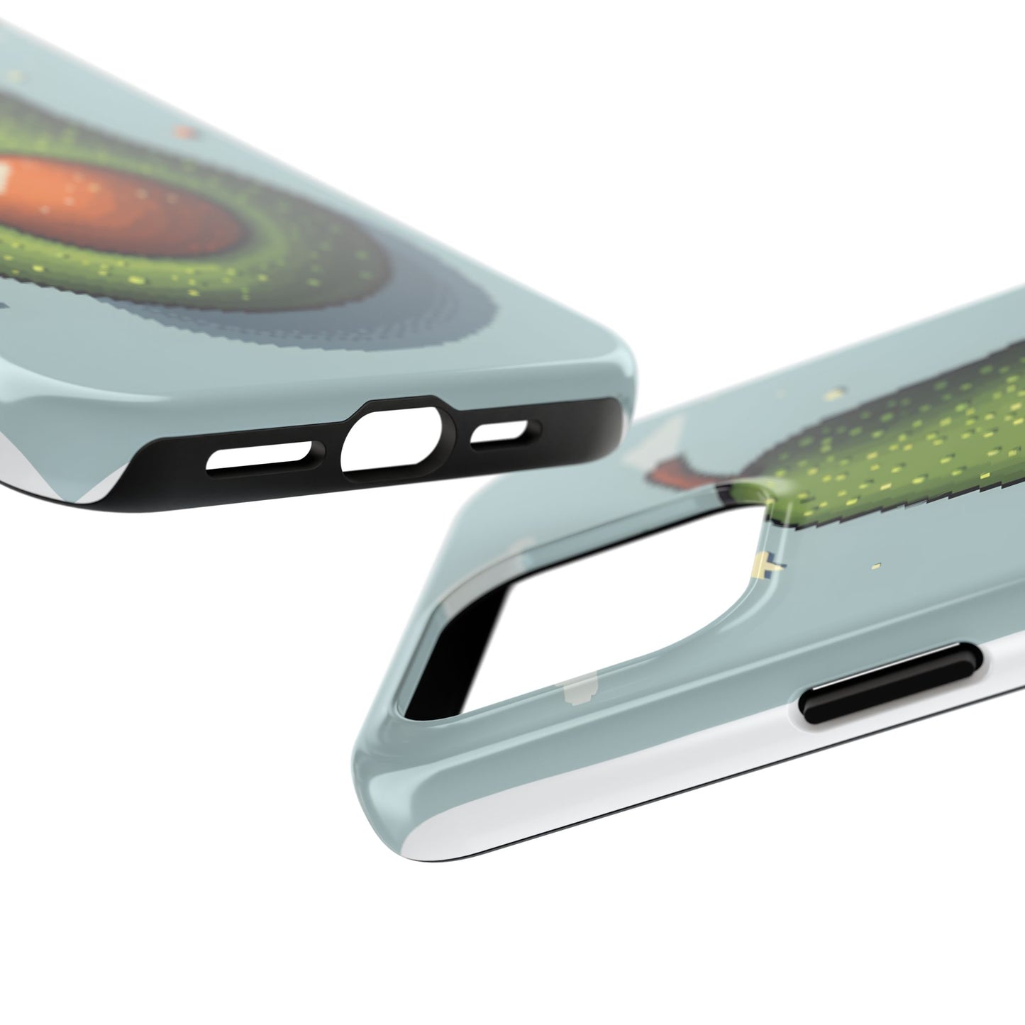 Pixel Avocado Tough Phone Case - Perfect for Foodies & Nature Lovers - for iPhone