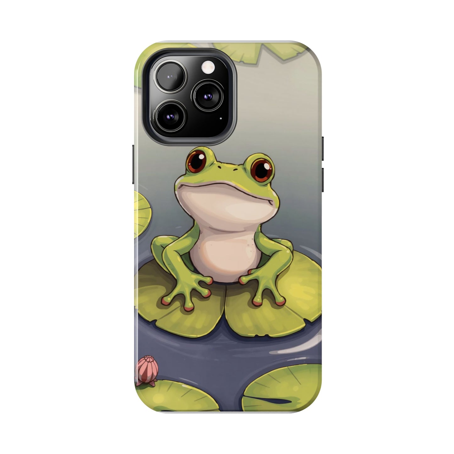 Cute Frog Tough Phone Case - Durable Protection with Nature Vibe