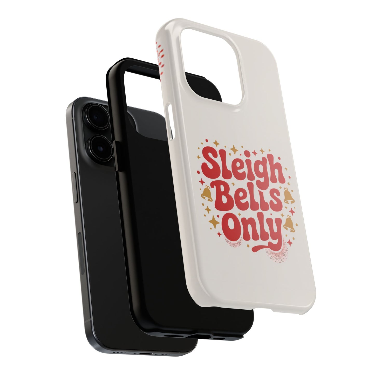 Holiday Tough Phone Case - Sleigh Bells Only Design