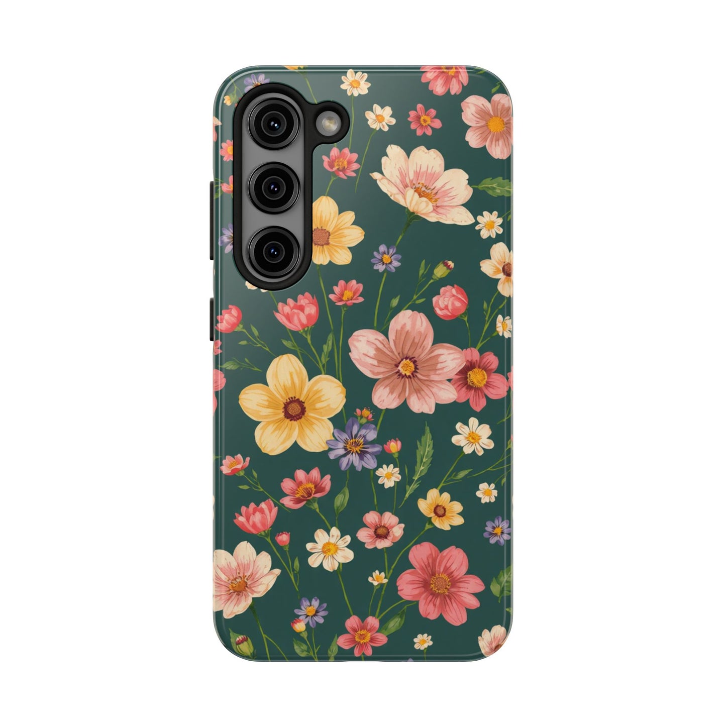 Vintage Spring Flowers Tough Phone Case - Durable Protection for iPhone