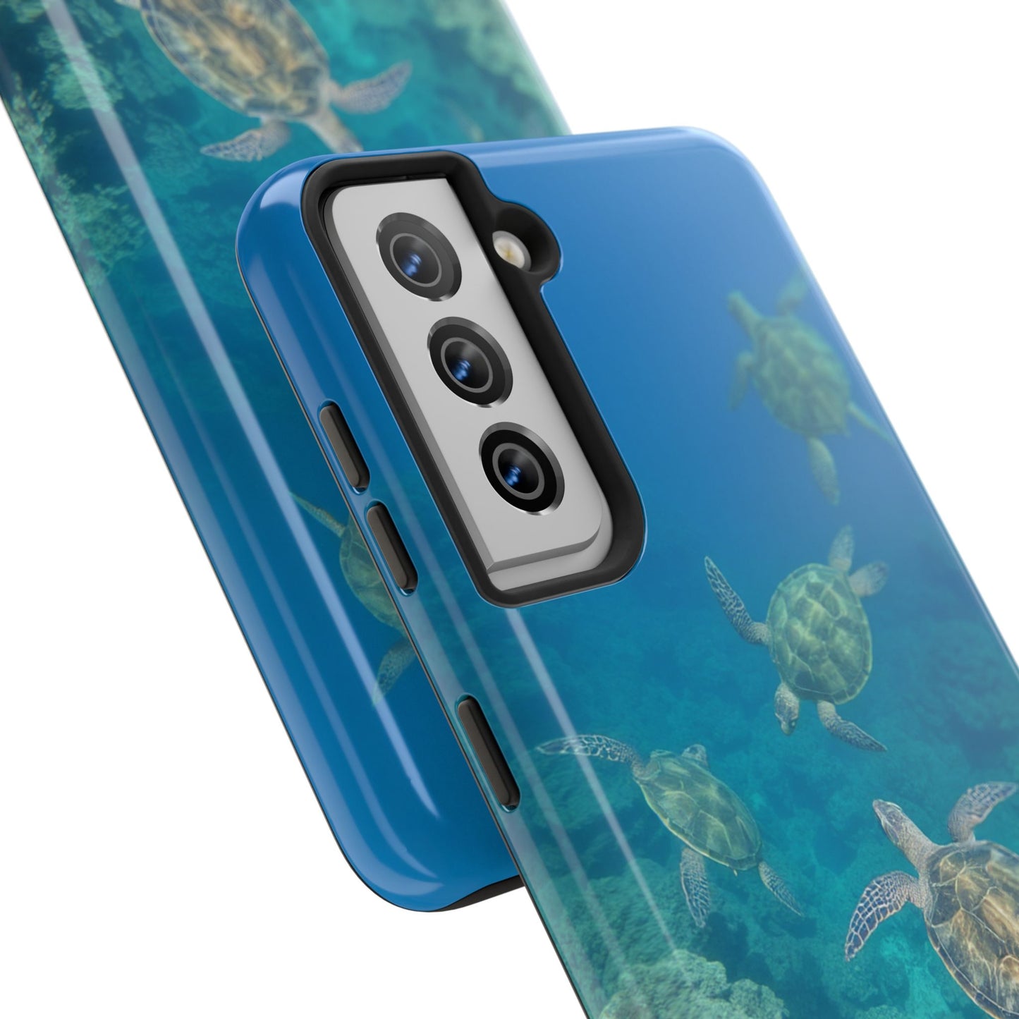 Ocean Turtle Tough Phone Cases - Durable Protection with Marine Art