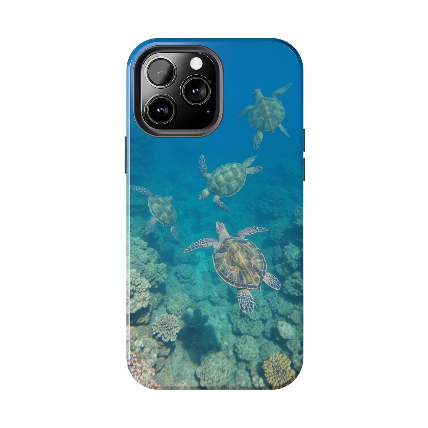 Ocean Turtle Tough Phone Cases - Durable Protection with Marine Art