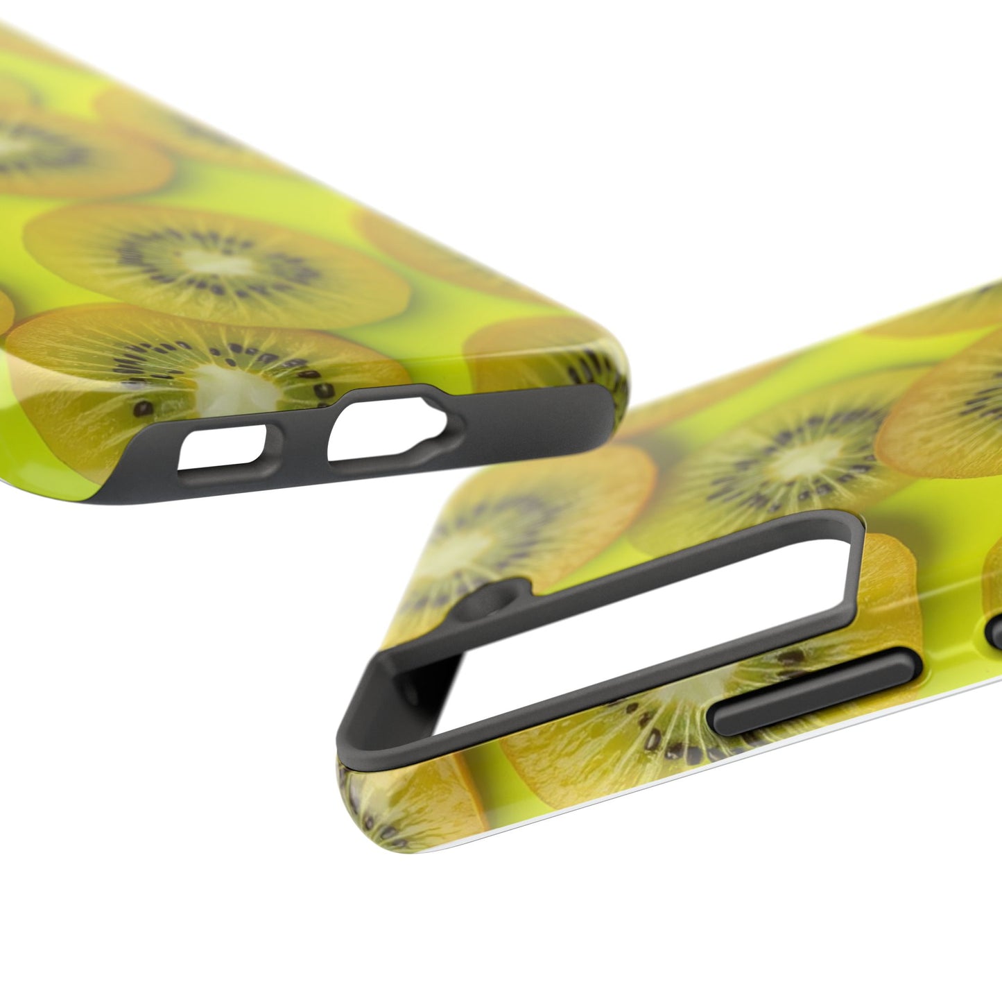 Vibrant Kiwi Tough Phone Case - Bright Yellow Design for Fruit Lovers