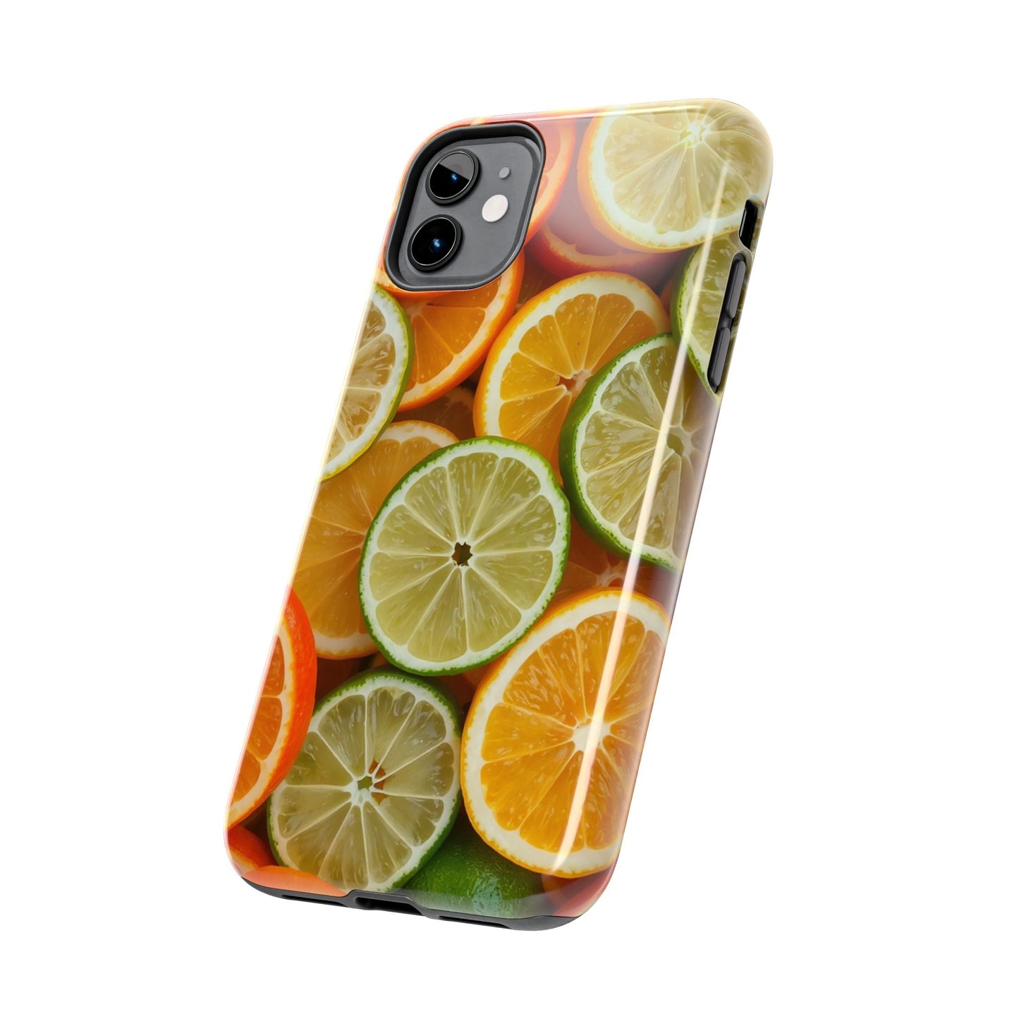 Citrus Slice Tough Phone Case – Vibrant Fruit Design for Summer Fun
