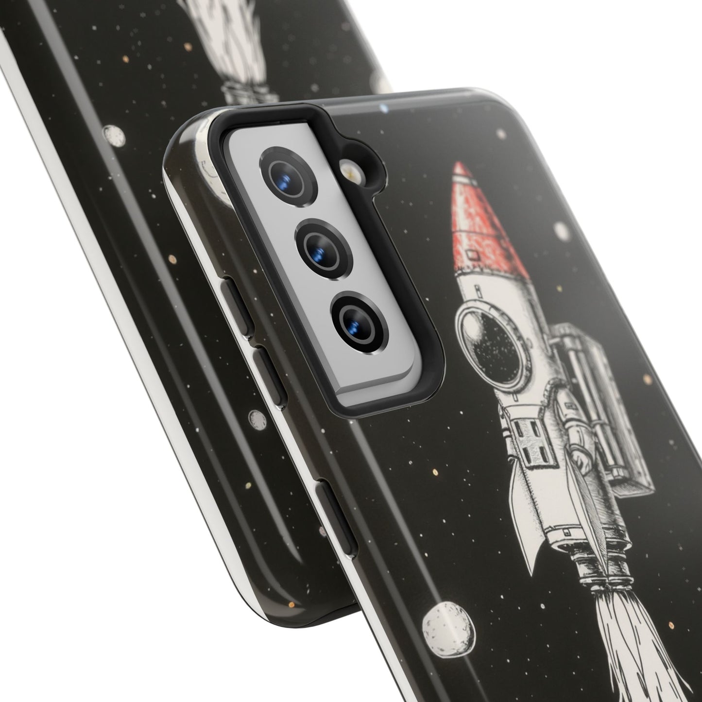 Cool Tough Phone Case for iPhone - Astro-Rocket Bond