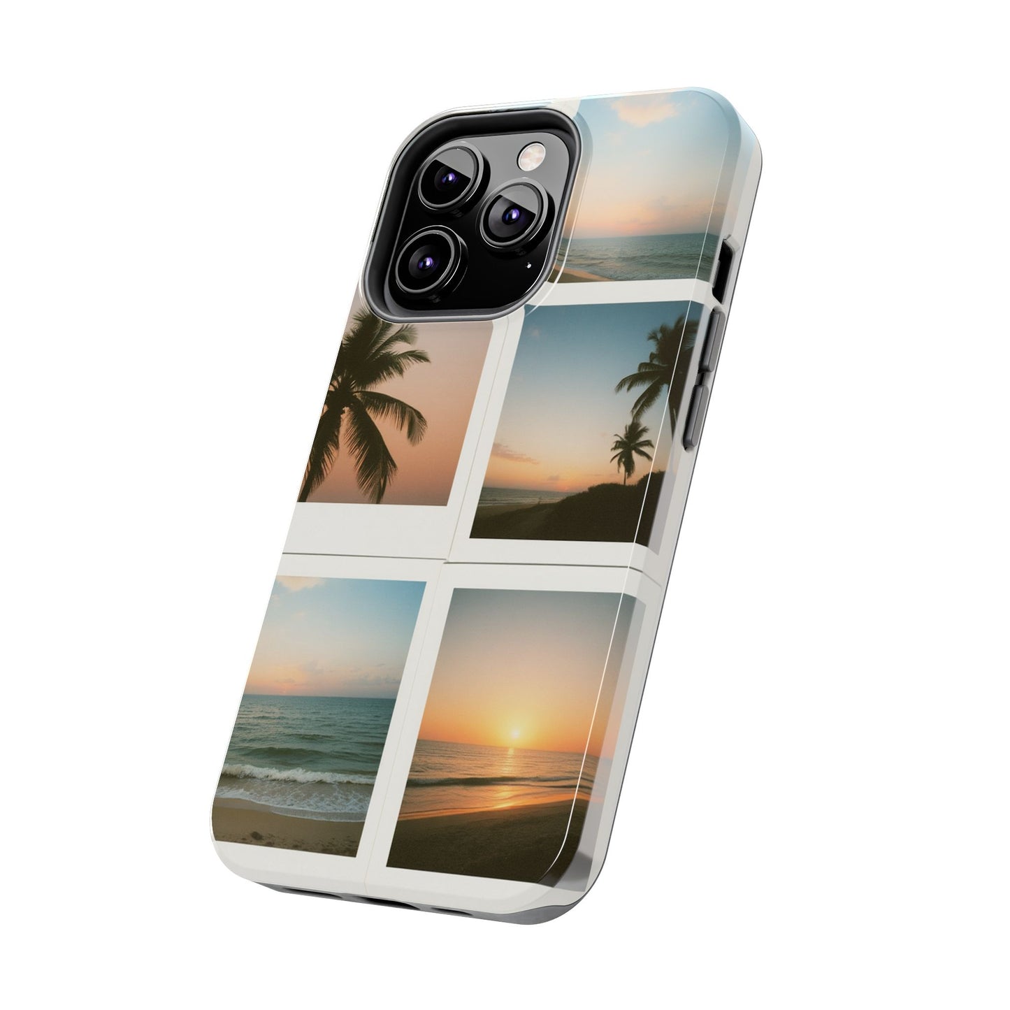 Tropical Sunset Tough Phone Case - Beach Vibes for Summer Adventures