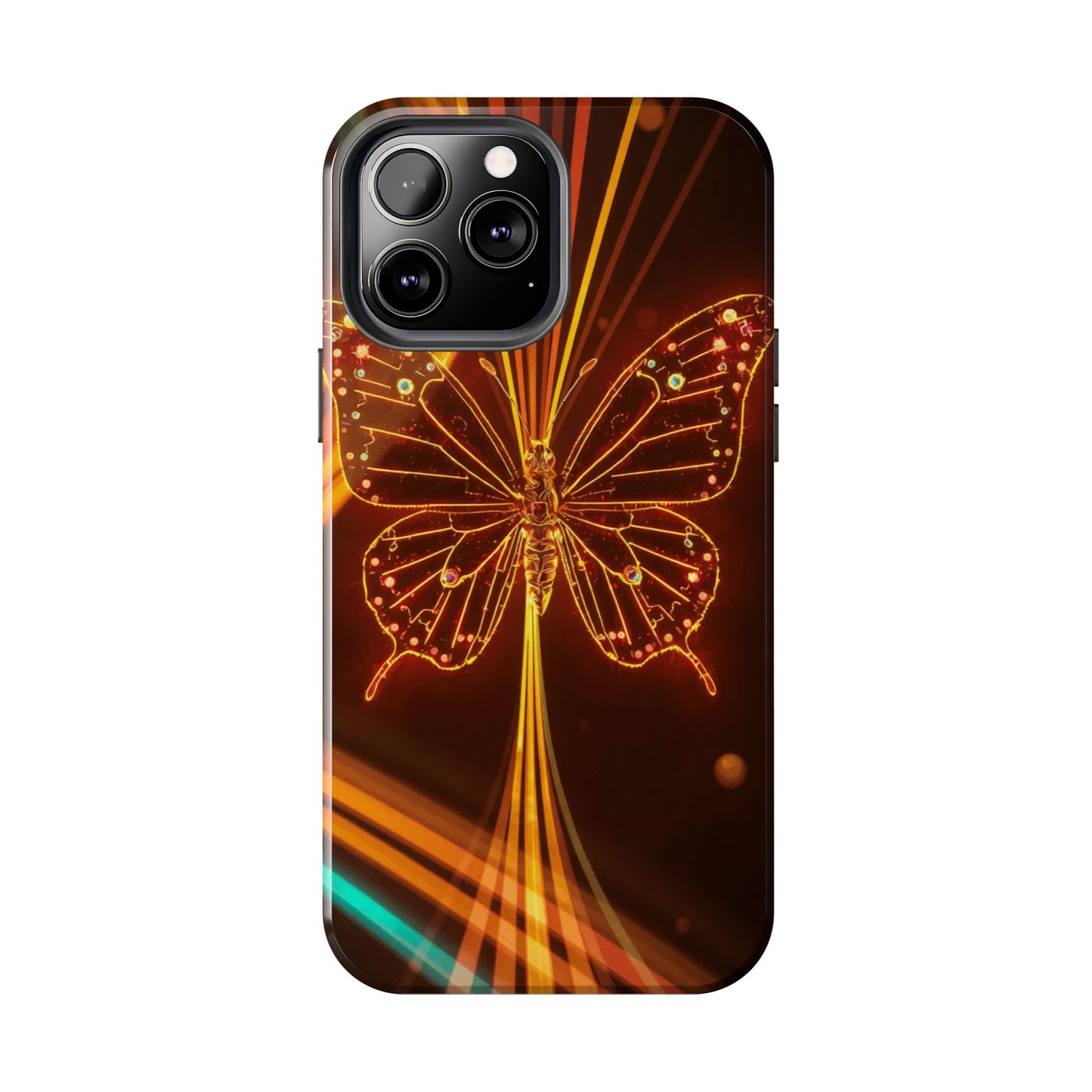 Elegant Butterfly Tough Phone Case - Stylish Protection for Nature Lovers