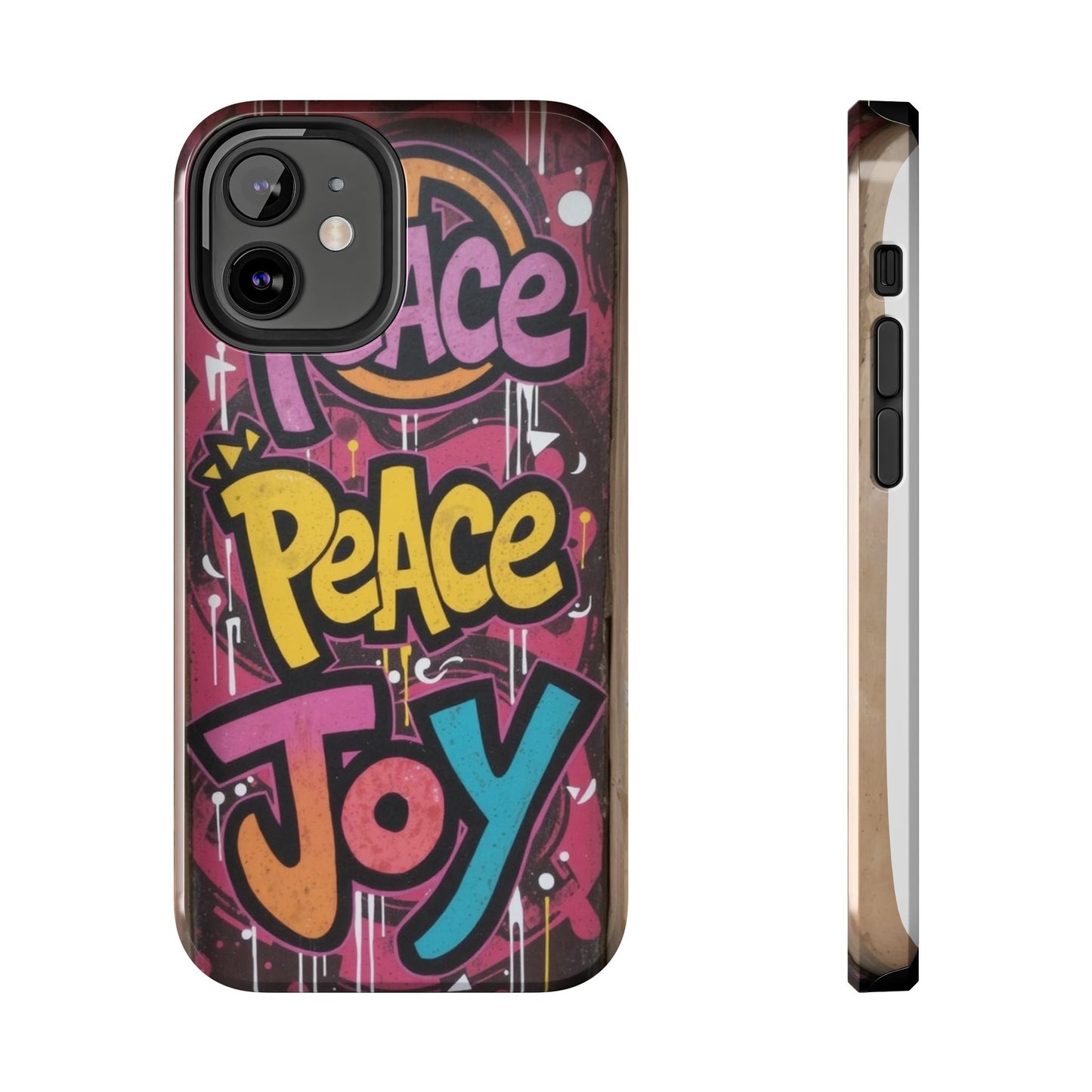 Colorful Peace Joy Tough Phone Case