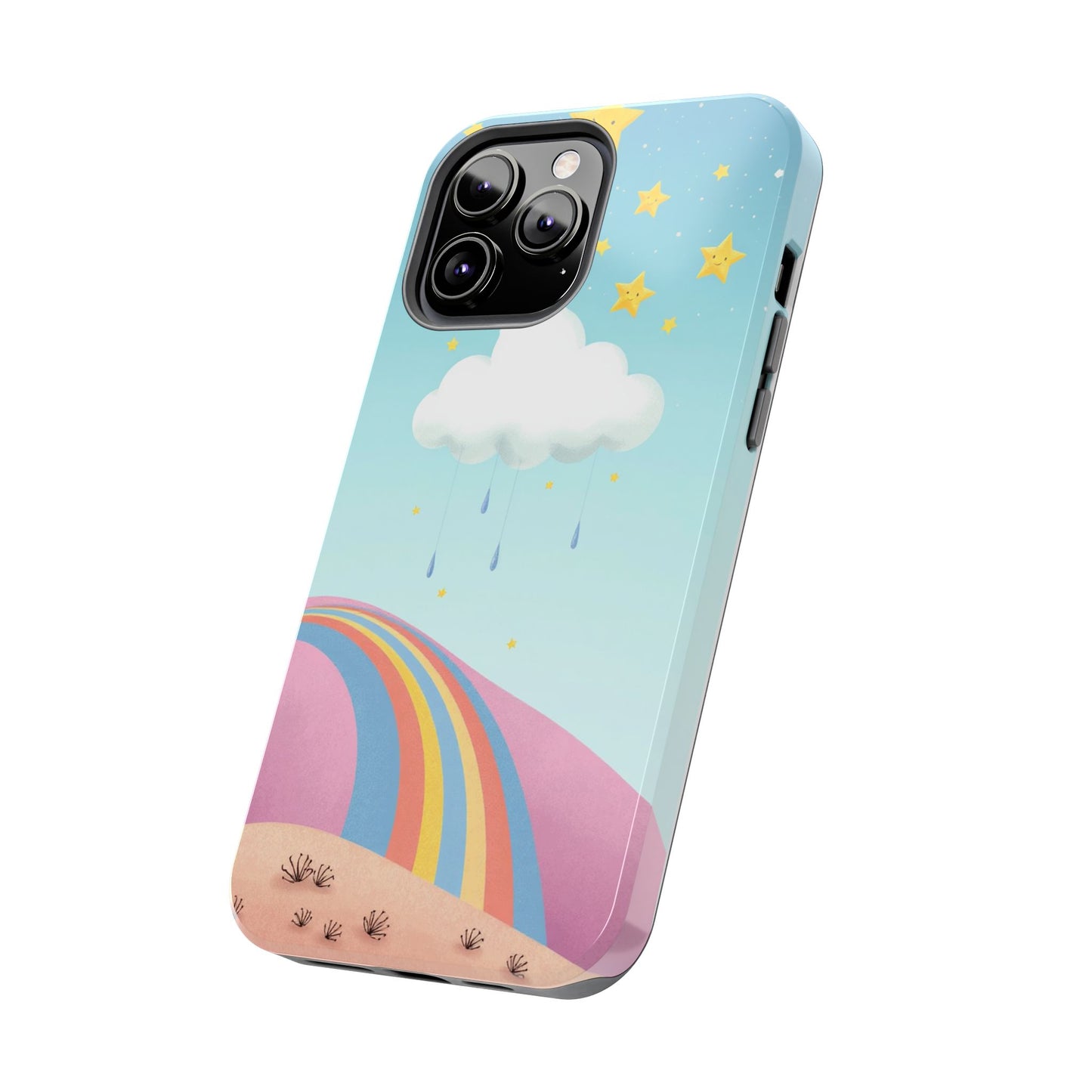 Colorful Rainbow Phone Case - Durable Tough Design for Adventurers