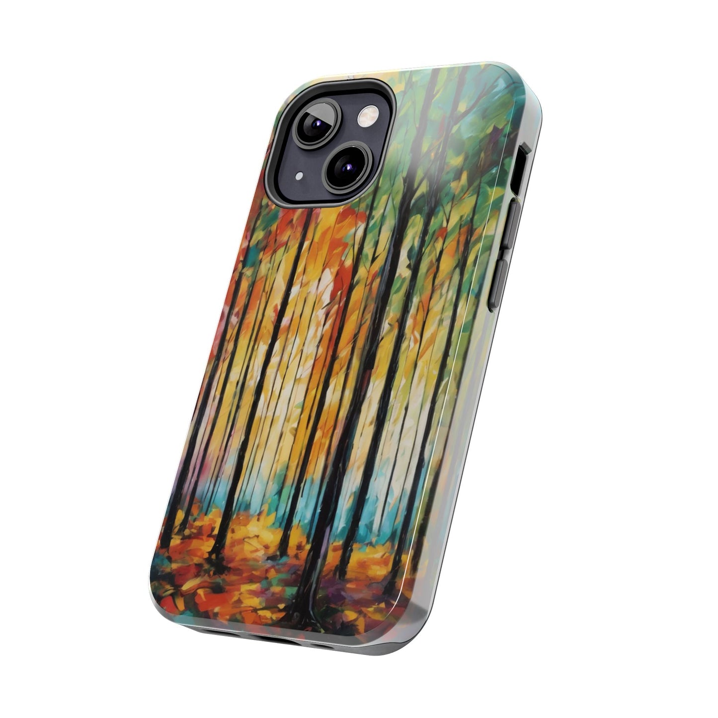 Autumn Forest Tough Phone Case - Colorful Nature Design - for iPhone