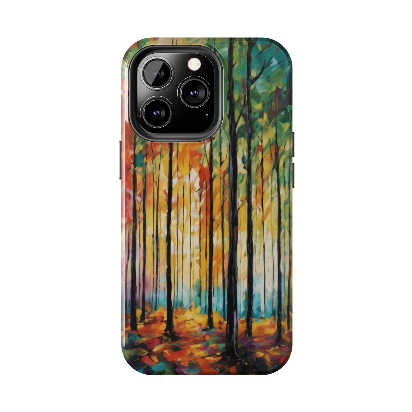 Autumn Forest Tough Phone Case - Colorful Nature Design - for iPhone