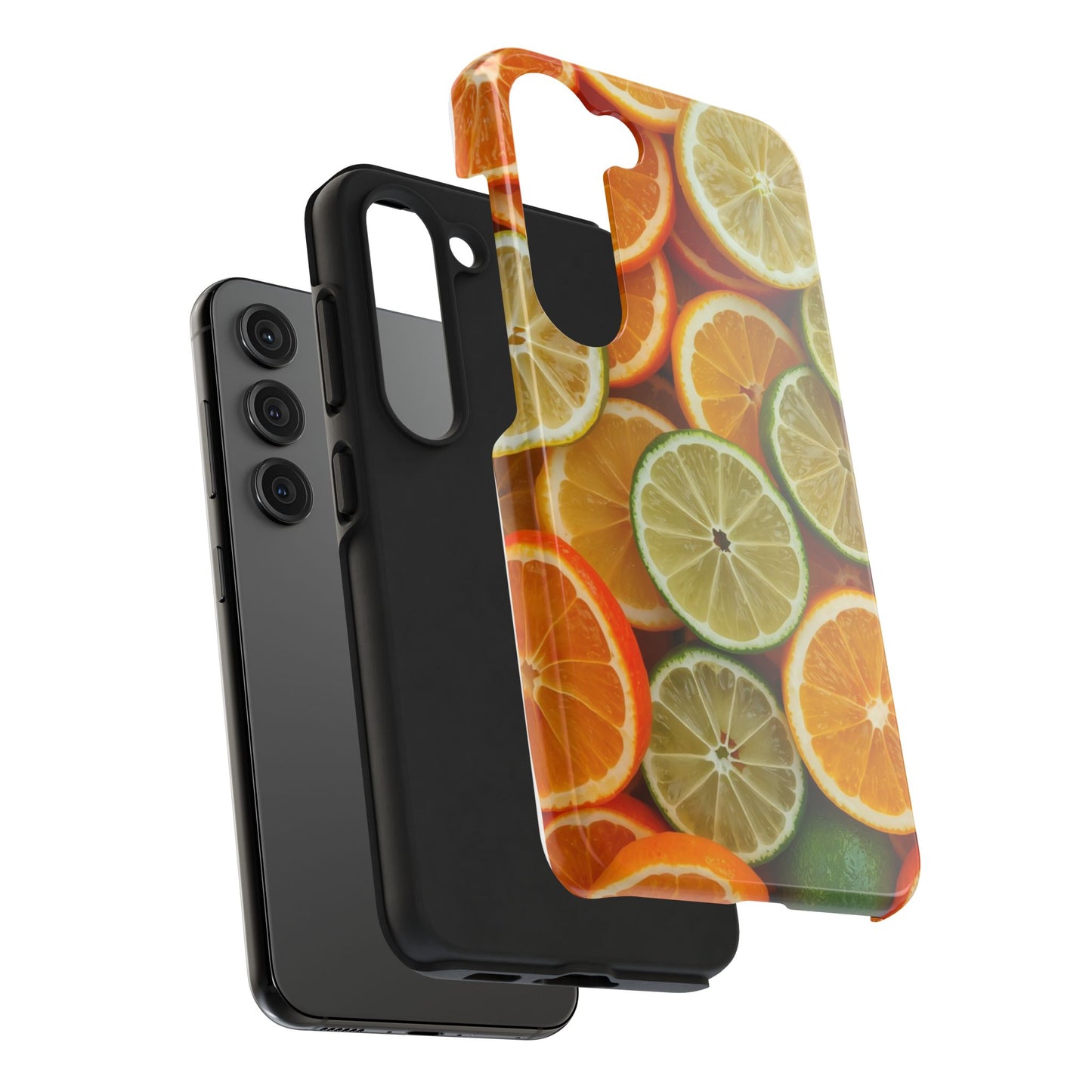 Citrus Slice Tough Phone Case – Vibrant Fruit Design for Summer Fun