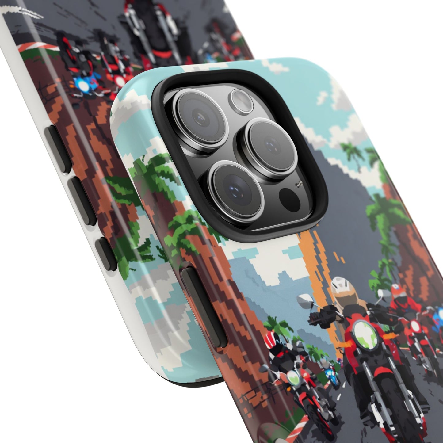 Retro Biker Tough Phone Case - Perfect for Motorcycle Lovers