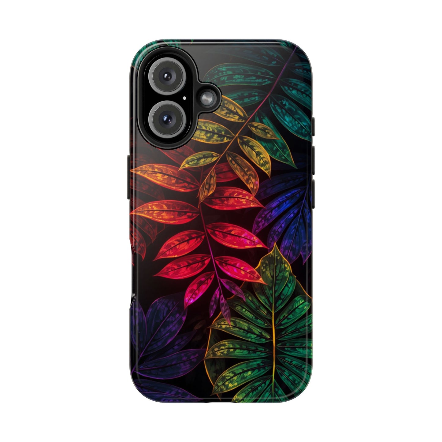 Vibrant Tropical Leaf Tough Phone Case