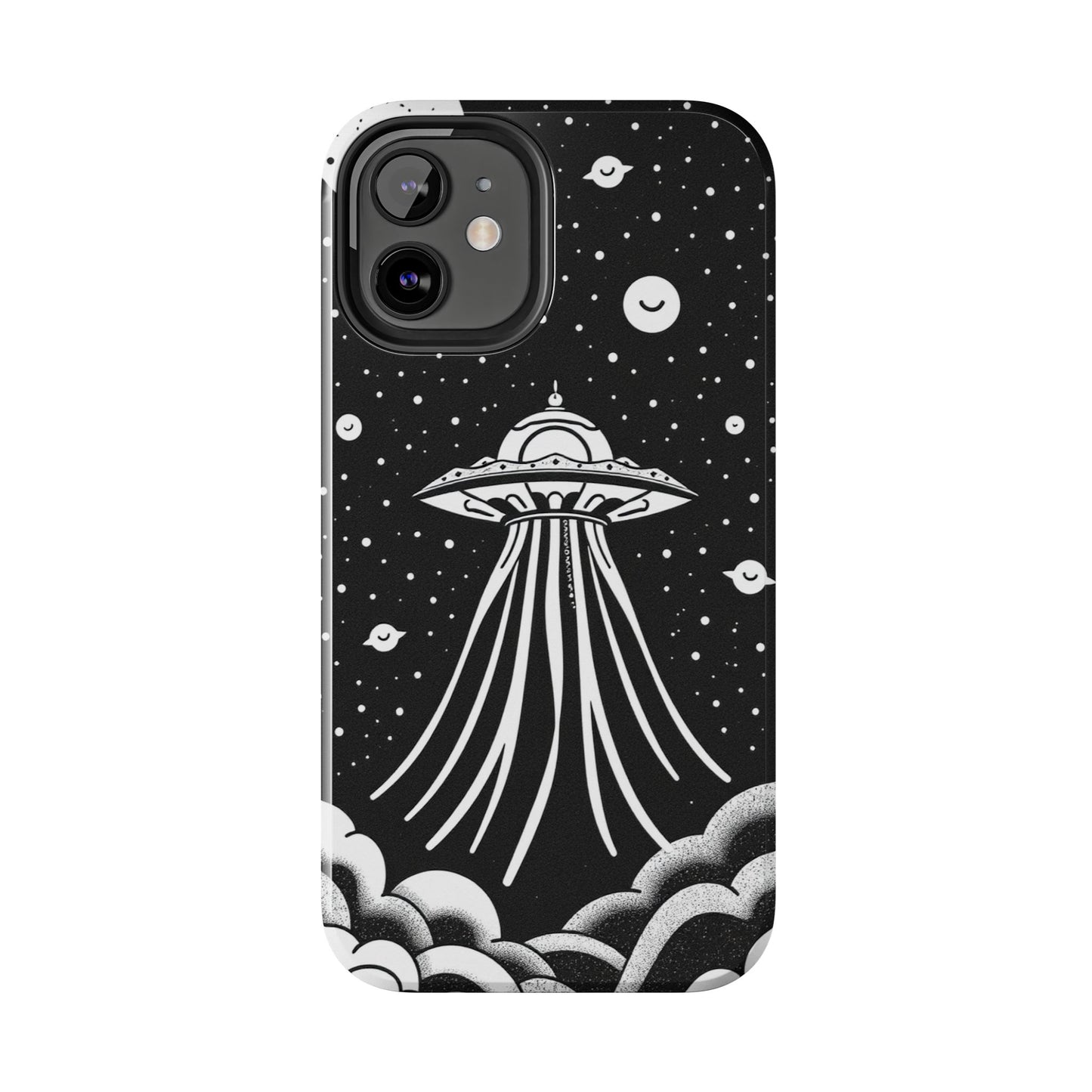 Galaxy UFO Tough Phone Case - Durable Protection with Unique Space Design