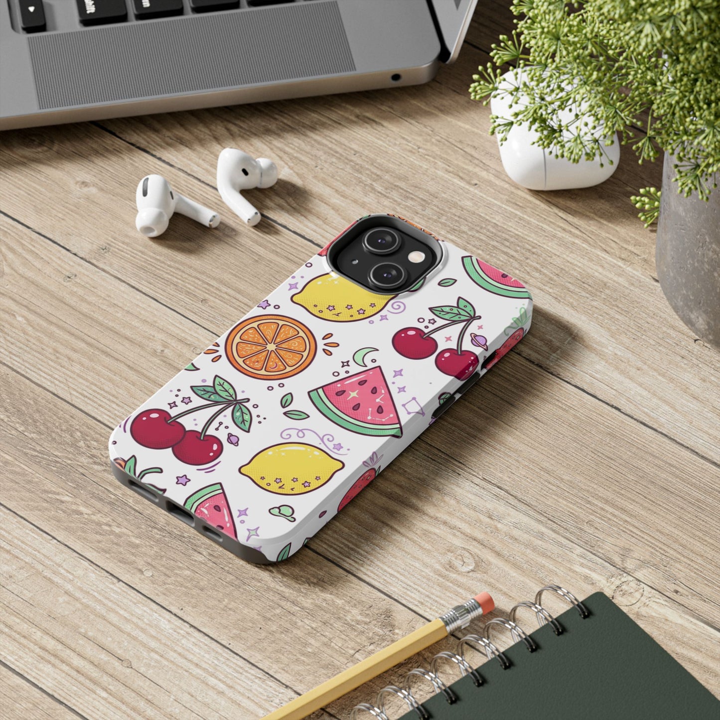 Tough Phone Case — Summer Fruit Explosion Pattern