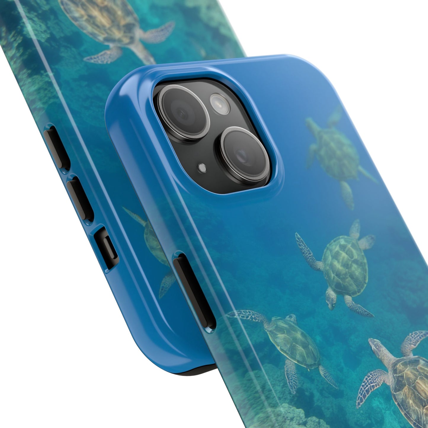 Ocean Turtle Tough Phone Cases - Durable Protection with Marine Art