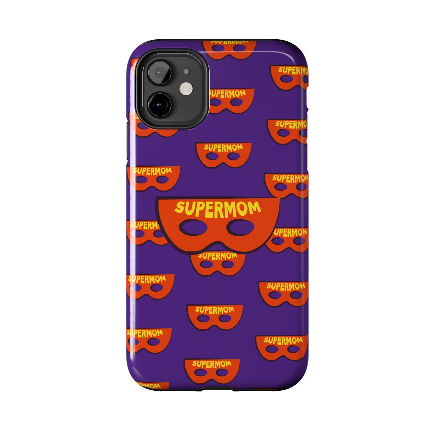 Supermom Tough Phone Case - Durable Protection with Fun Design - for iPhone