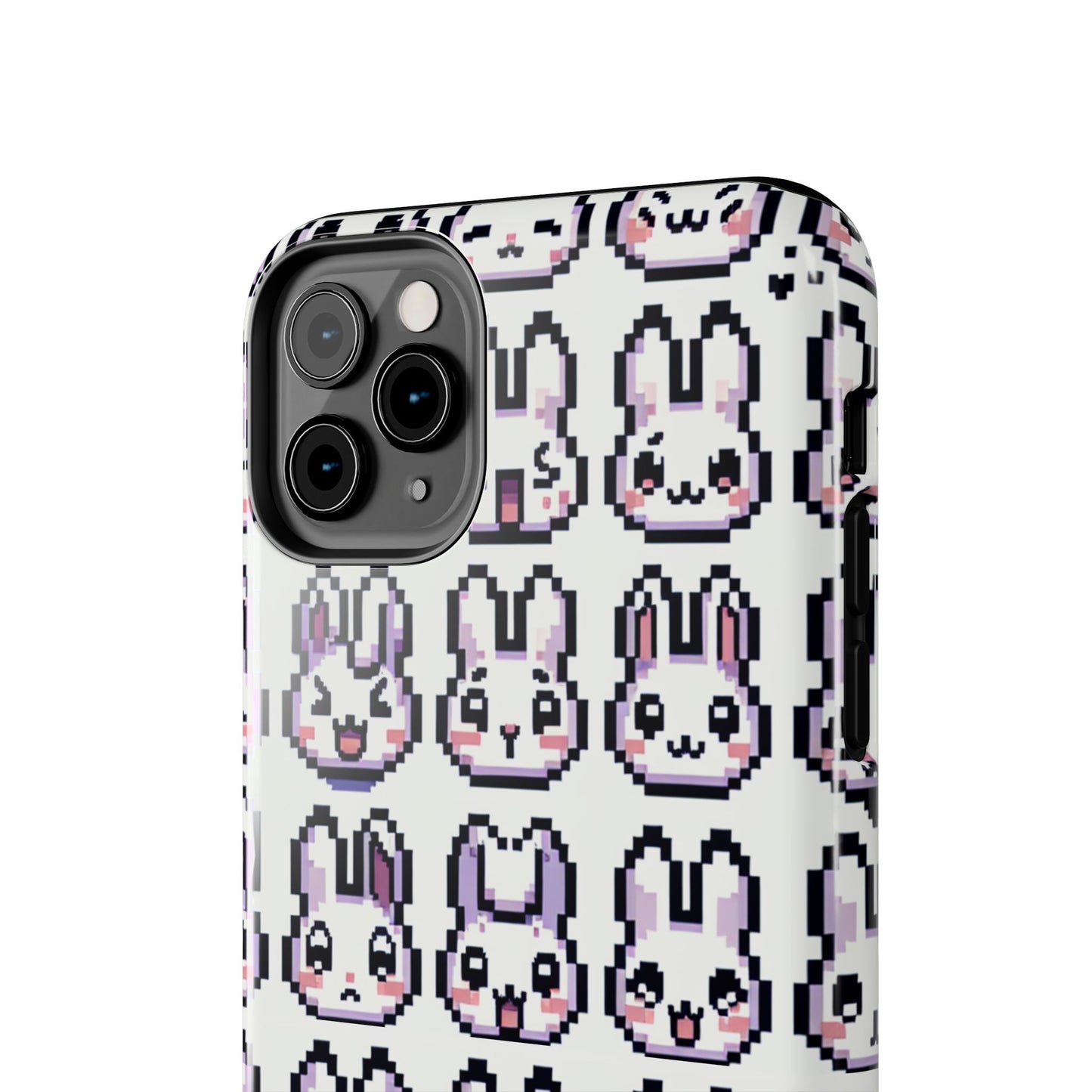 Cute Pixel Bunny Tough Phone Case - Stylish & Protective Cover for iPhone
