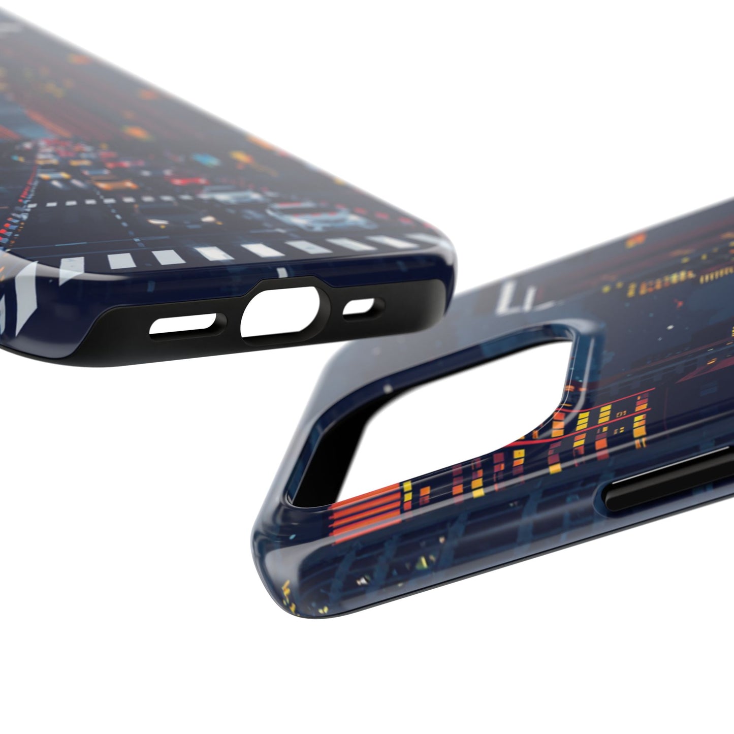 Urban Nightlife Tough Phone Case - Durable & Stylish Protection