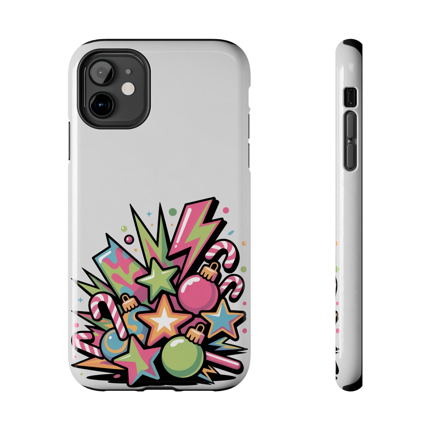Colorful Explosion Retro Christmas Tough Phone Case