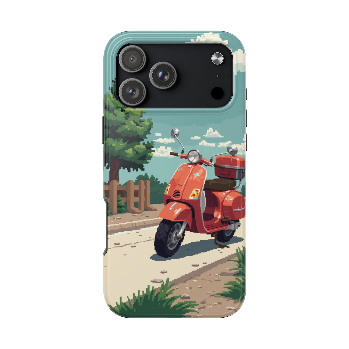 Retro Scooter Phone Case - Tough & Stylish Protection