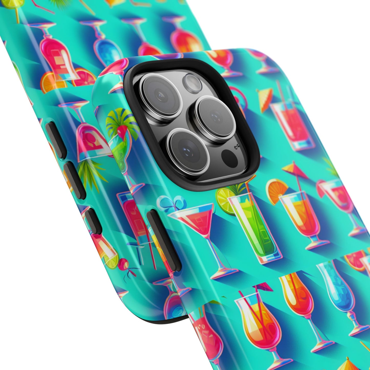 Cocktail Party Phone Case - Fun & Colorful Design for Summer Vibes - for iPhone