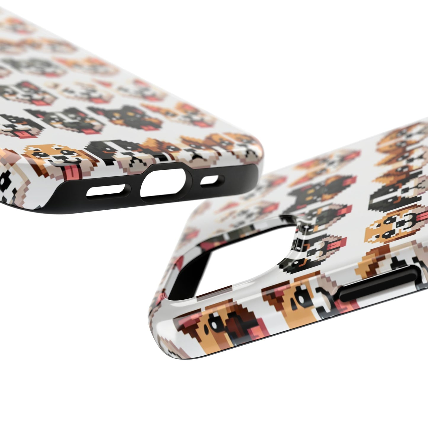 Pixelated Dog Breed Tough Phone Case - Cute, Durable Protection for Pet Lovers - for iPhone