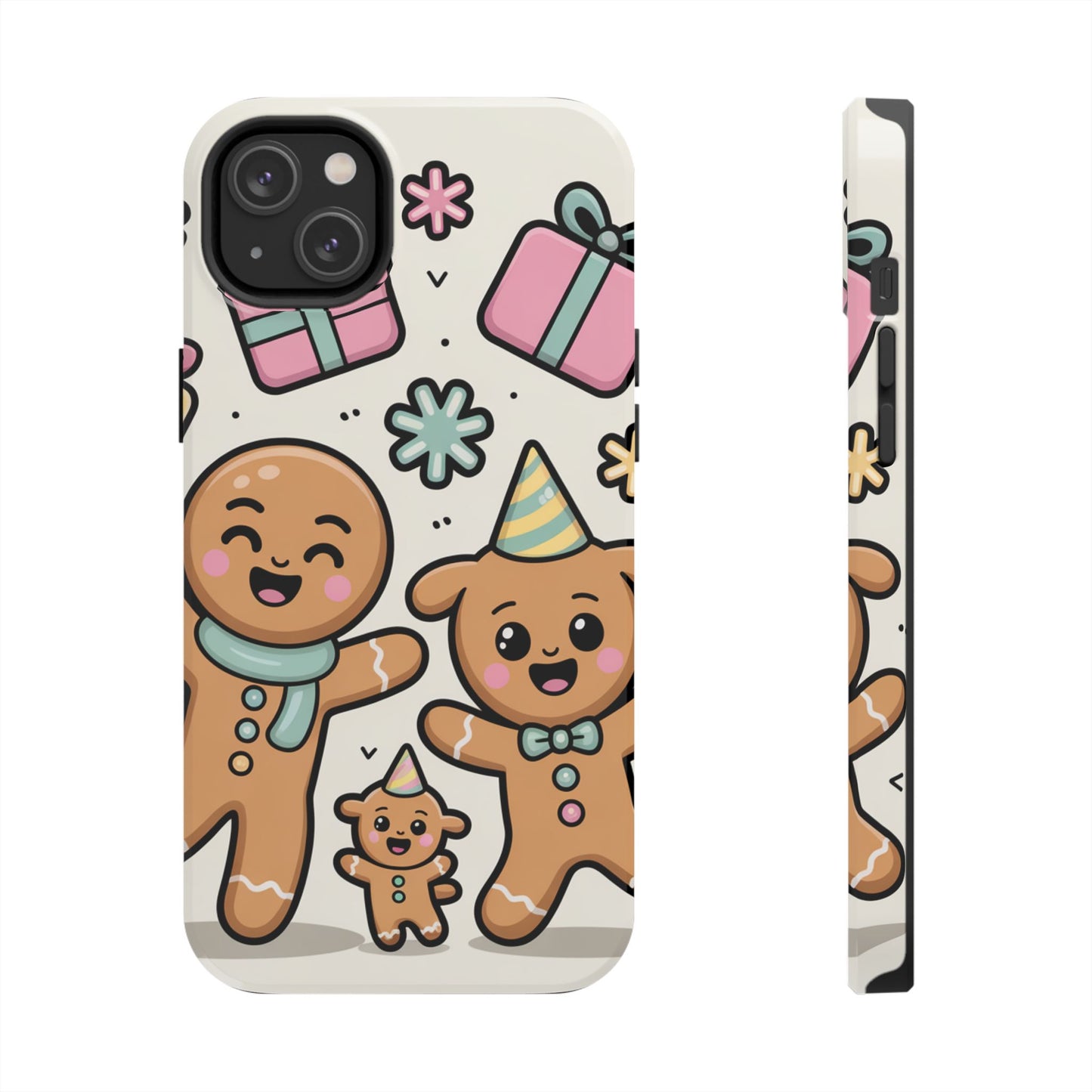 Gingerbread Family Dancing Holiday Phone Case