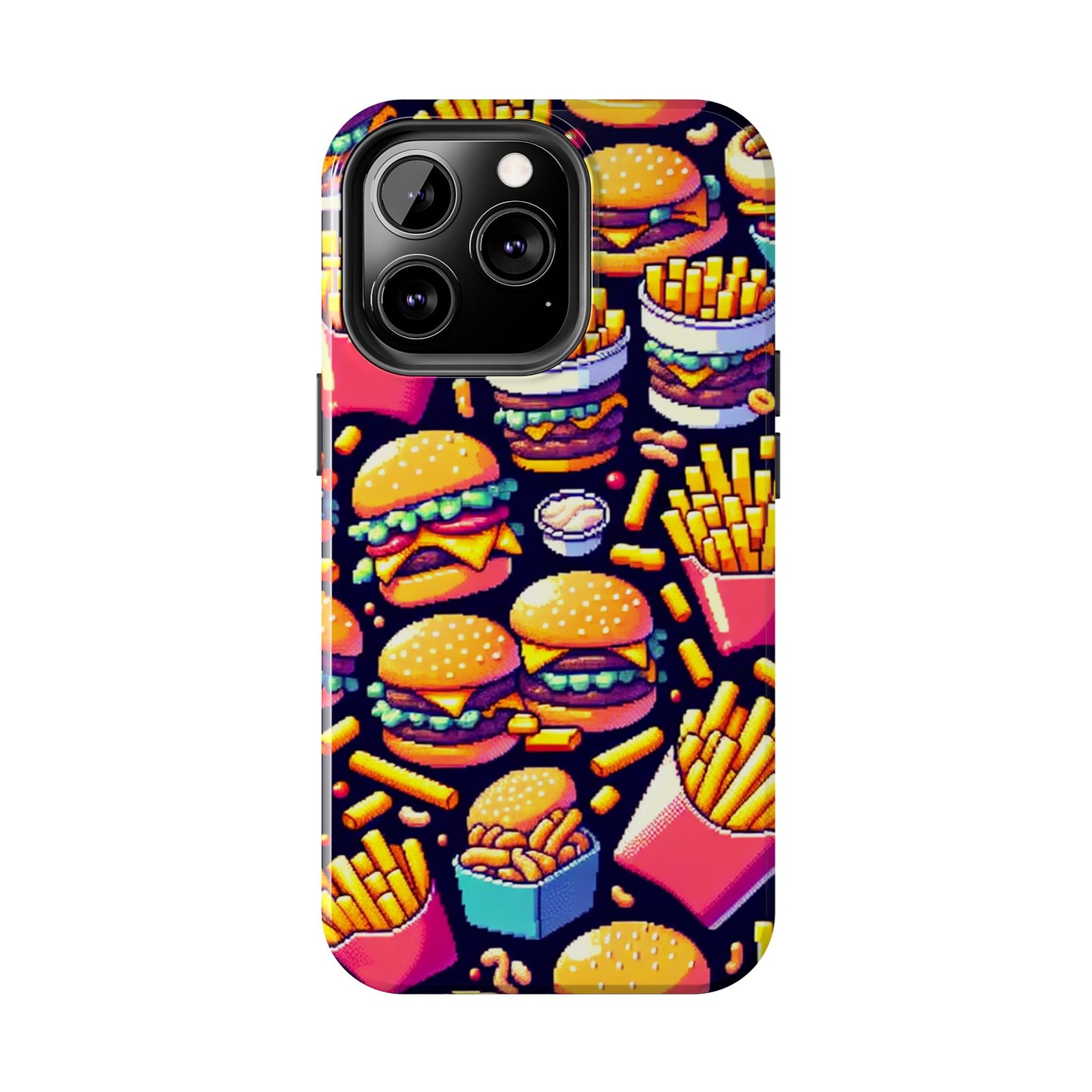 Retro Fast Food Phone Case - Tough and Durable - for iPhone