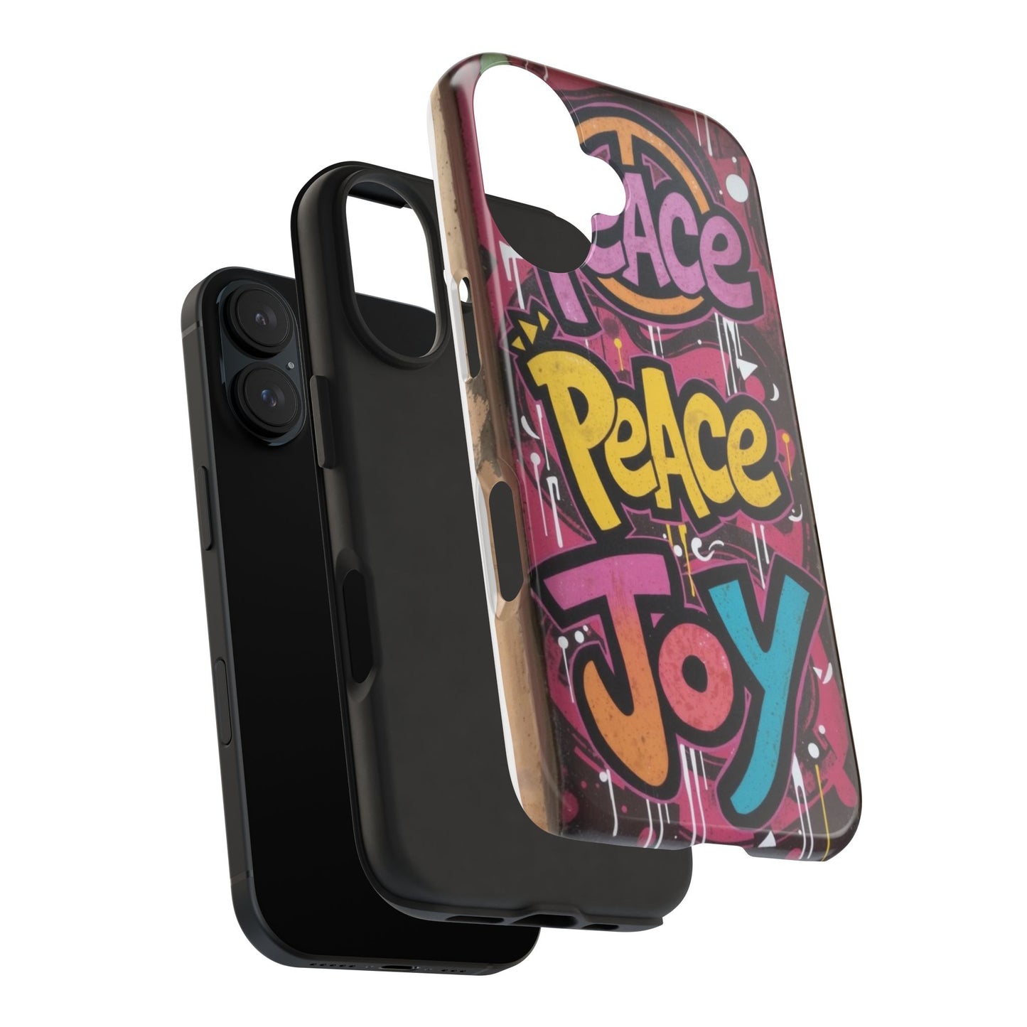 Colorful Peace Joy Tough Phone Case