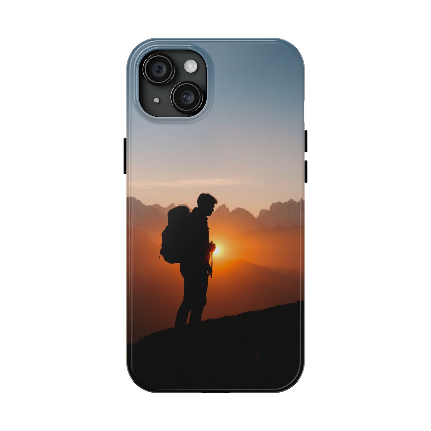 Explorer Adventure Sunset Mountain iPhone Case