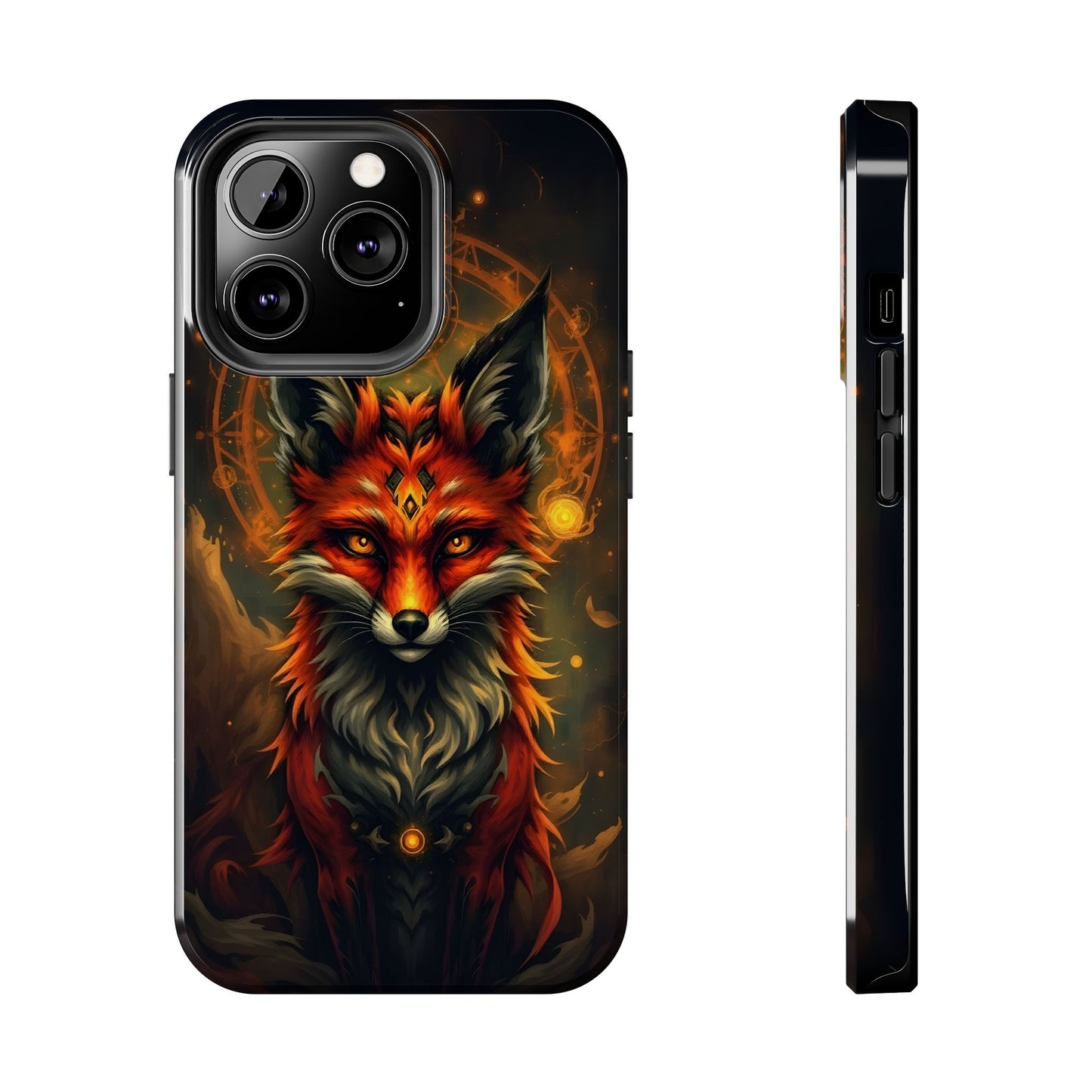 Mystical Fox Tough Phone Case - Durable Protection with Enchanting Design - for iPhone