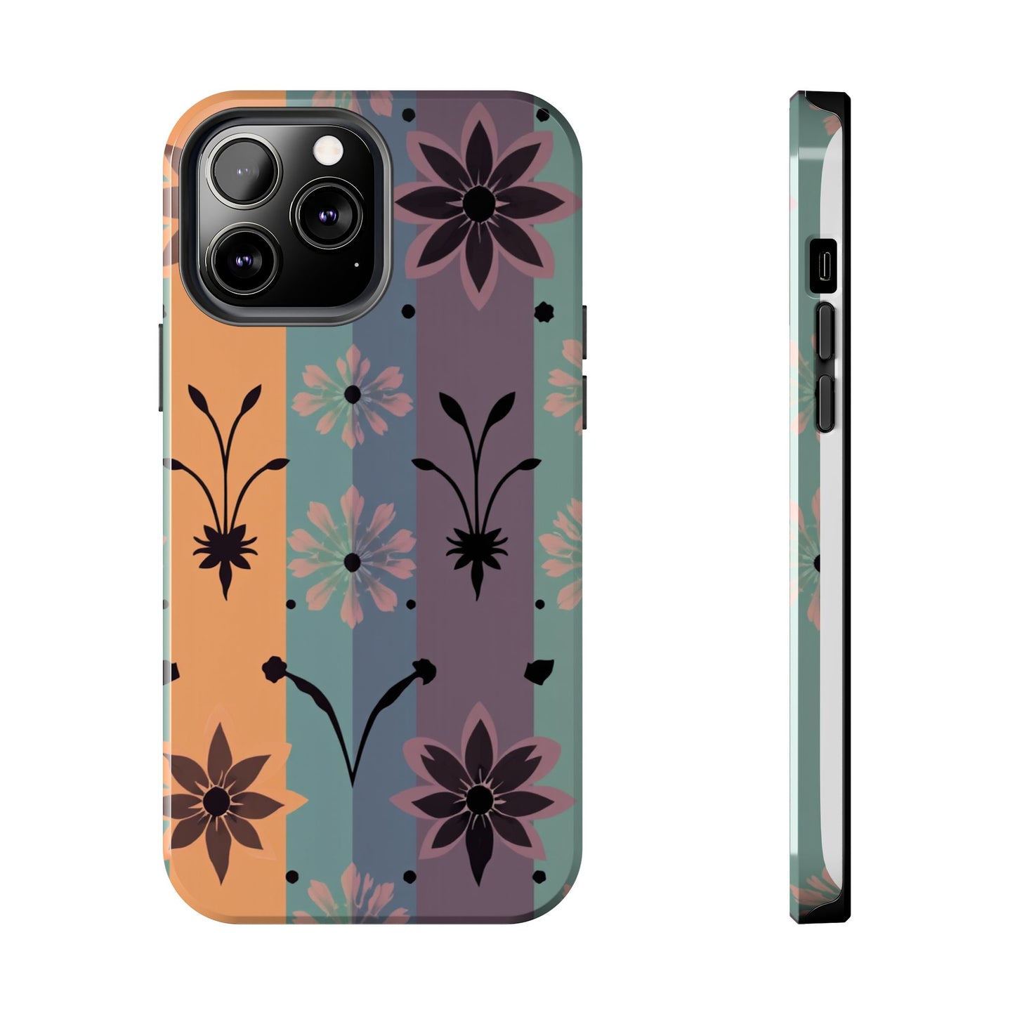 Boho Floral Tough Phone Cases - Durable & Stylish Protection - for iPhone