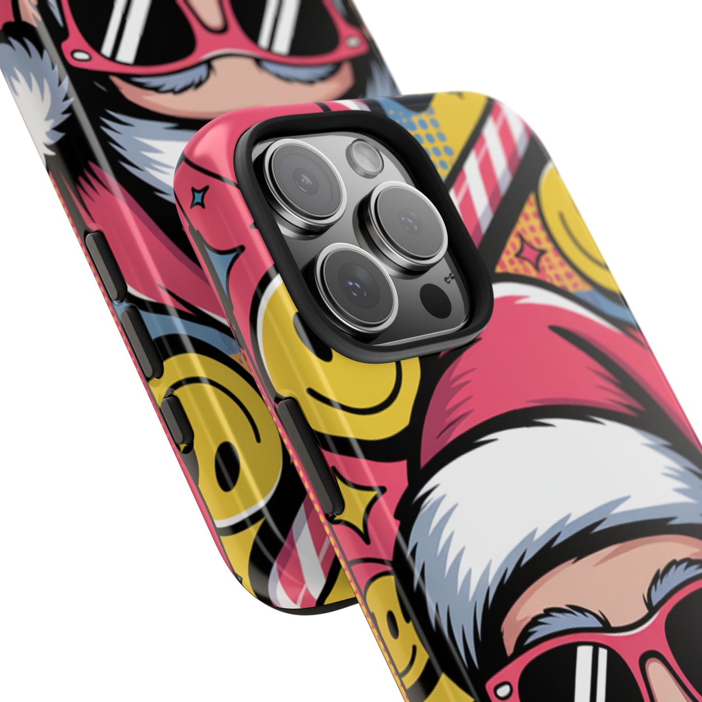 Pop Art Santa Sunglasses Tough Phone Case for Holiday Vibes