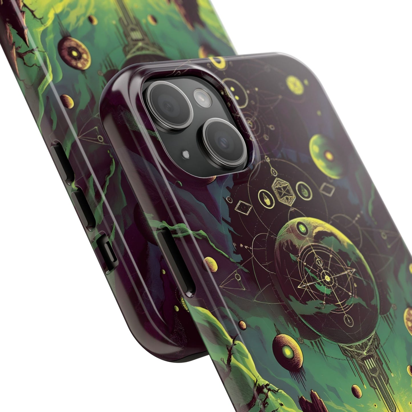 Cosmic Adventure Tough Phone Case - Galaxy Design for Space Enthusiasts - for iPhone